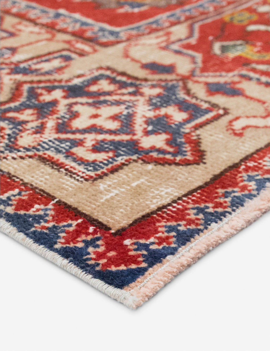 Lulu and Georgia - Vintage Turkish Hand - Knotted Wool Rug No. 548, 4'10" x 7'9"