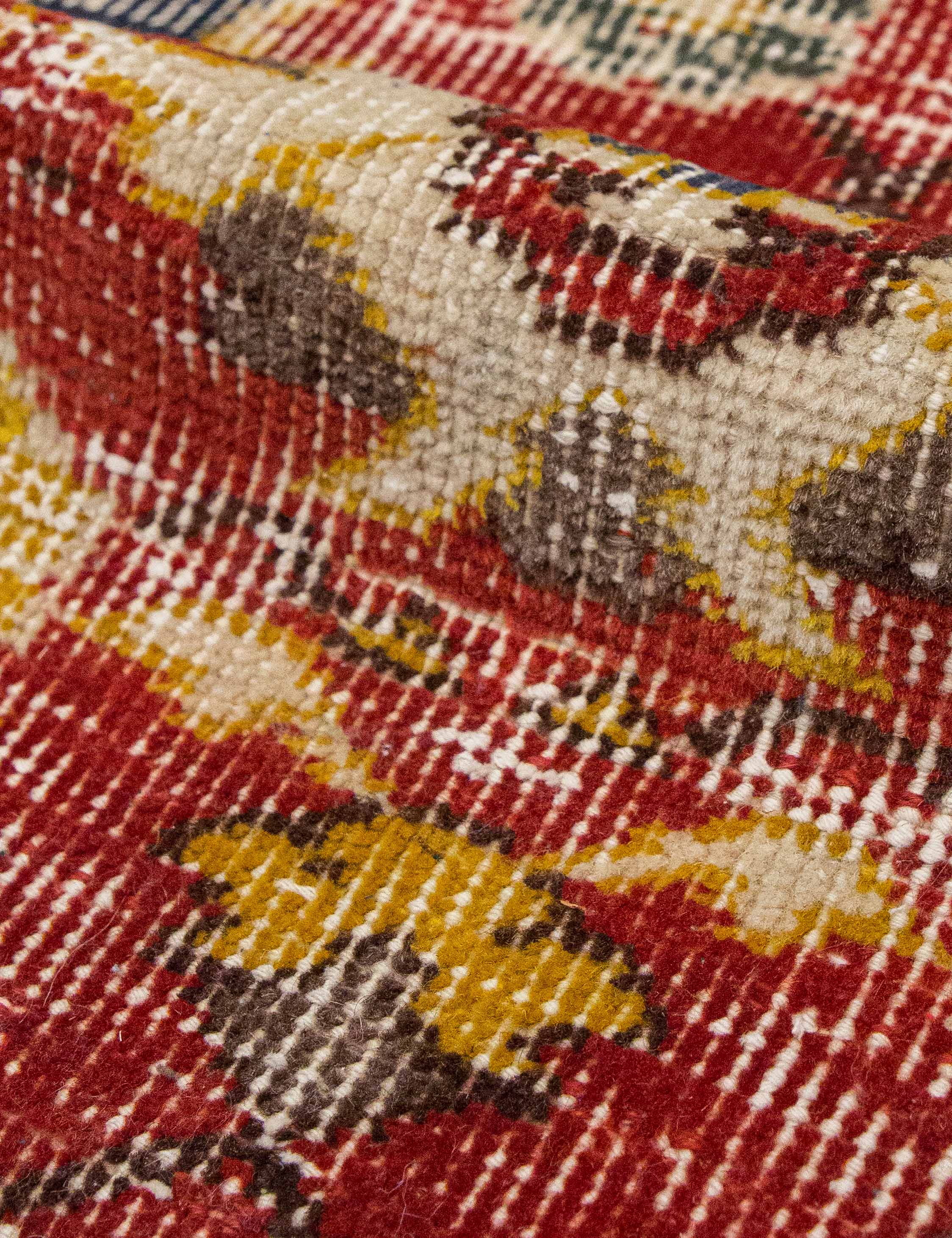 Lulu and Georgia - Vintage Turkish Hand - Knotted Wool Rug No. 548, 4'10" x 7'9"