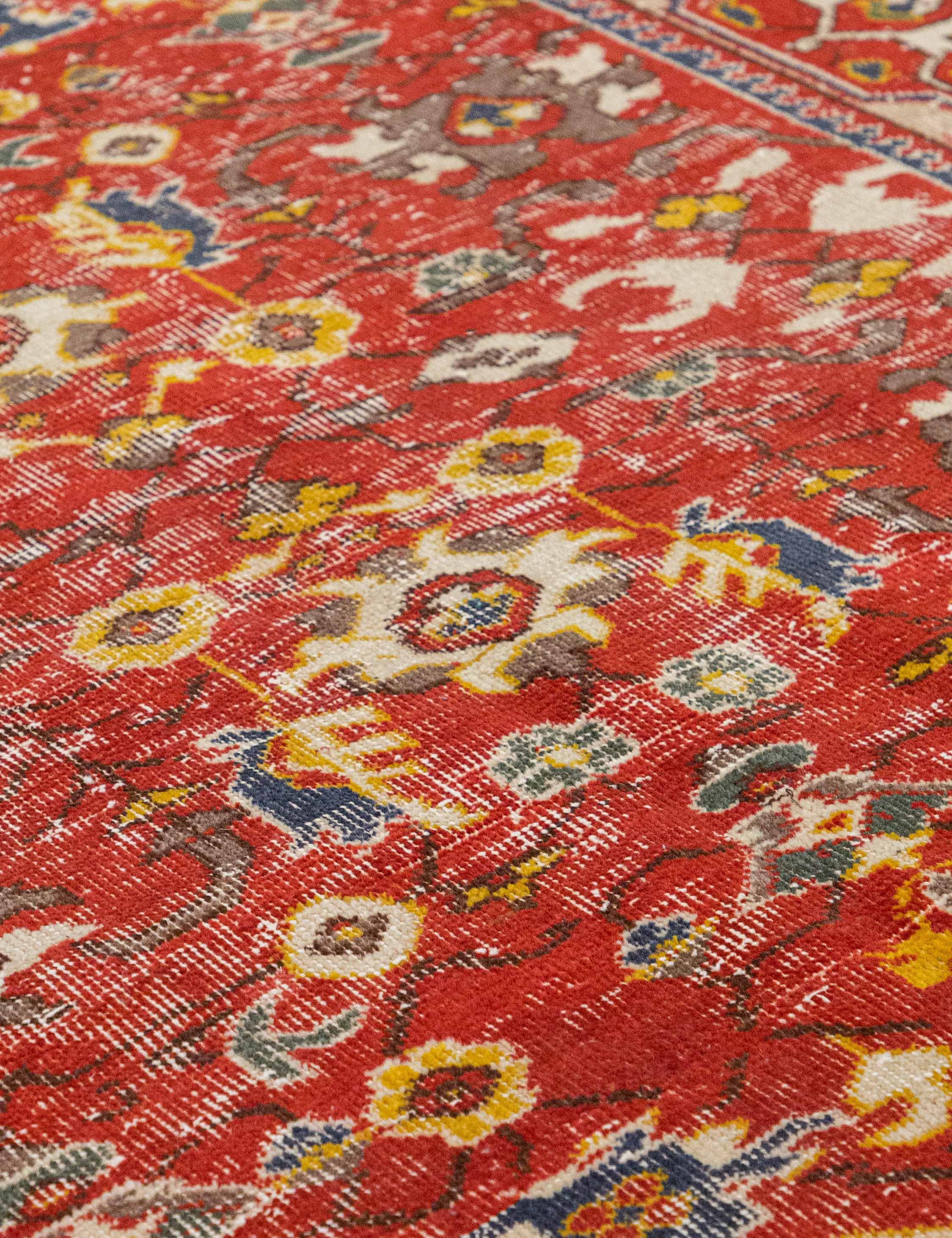 Lulu and Georgia - Vintage Turkish Hand - Knotted Wool Rug No. 548, 4'10" x 7'9"