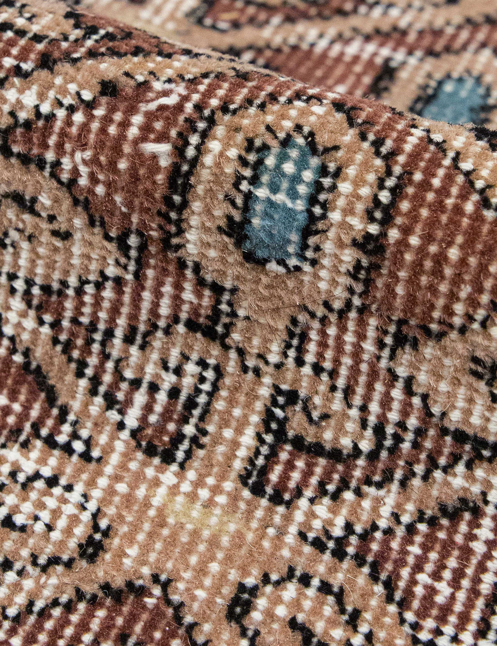 Lulu and Georgia - Vintage Turkish Hand - Knotted Wool Rug No. 549, 4' x 6'9"