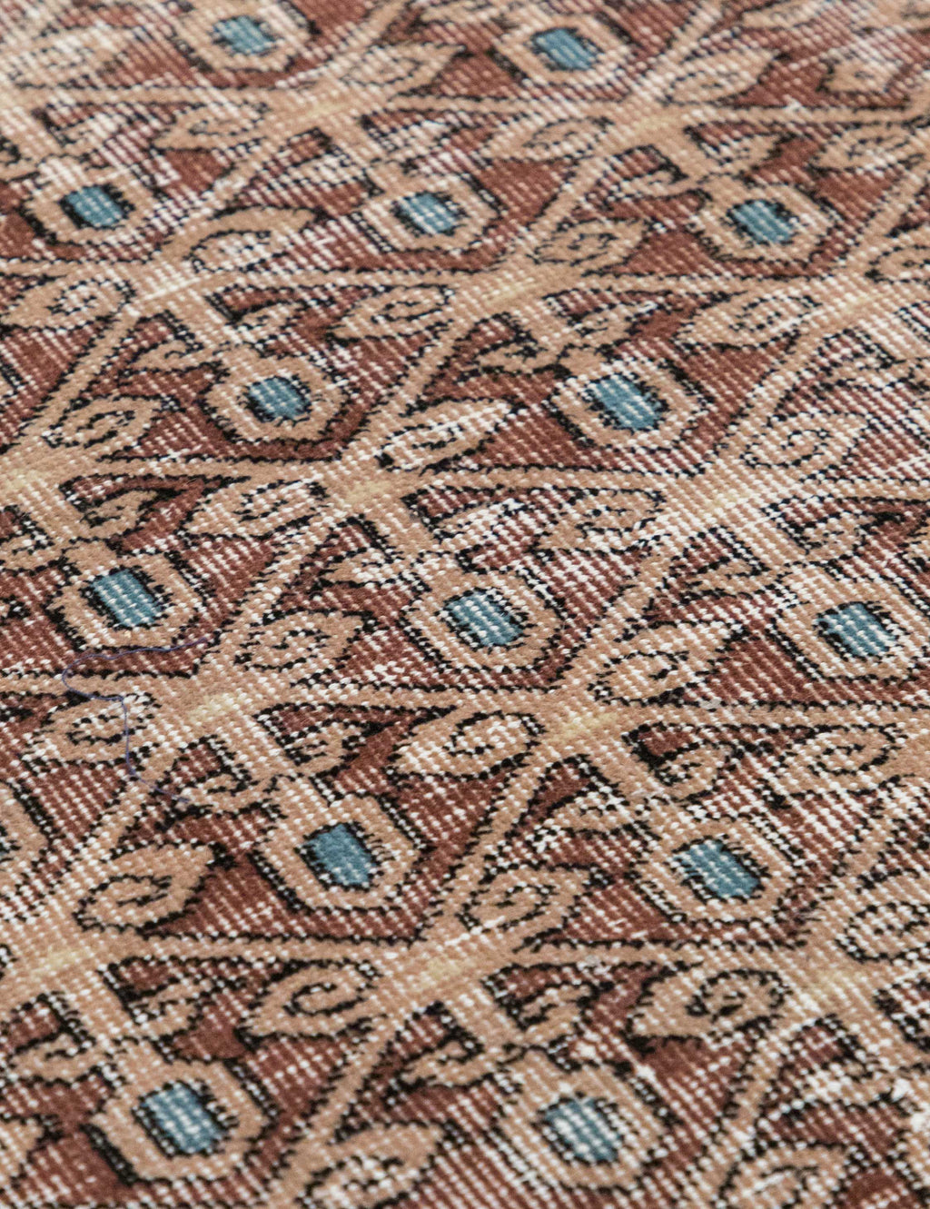 Lulu and Georgia - Vintage Turkish Hand - Knotted Wool Rug No. 549, 4' x 6'9"
