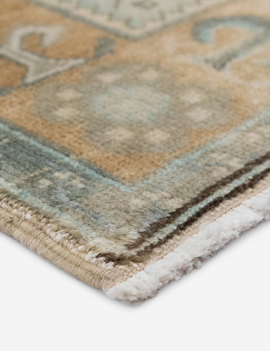 Lulu and Georgia - Vintage Turkish Hand - Knotted Wool Rug No. 550, 4'10" x 7'4"