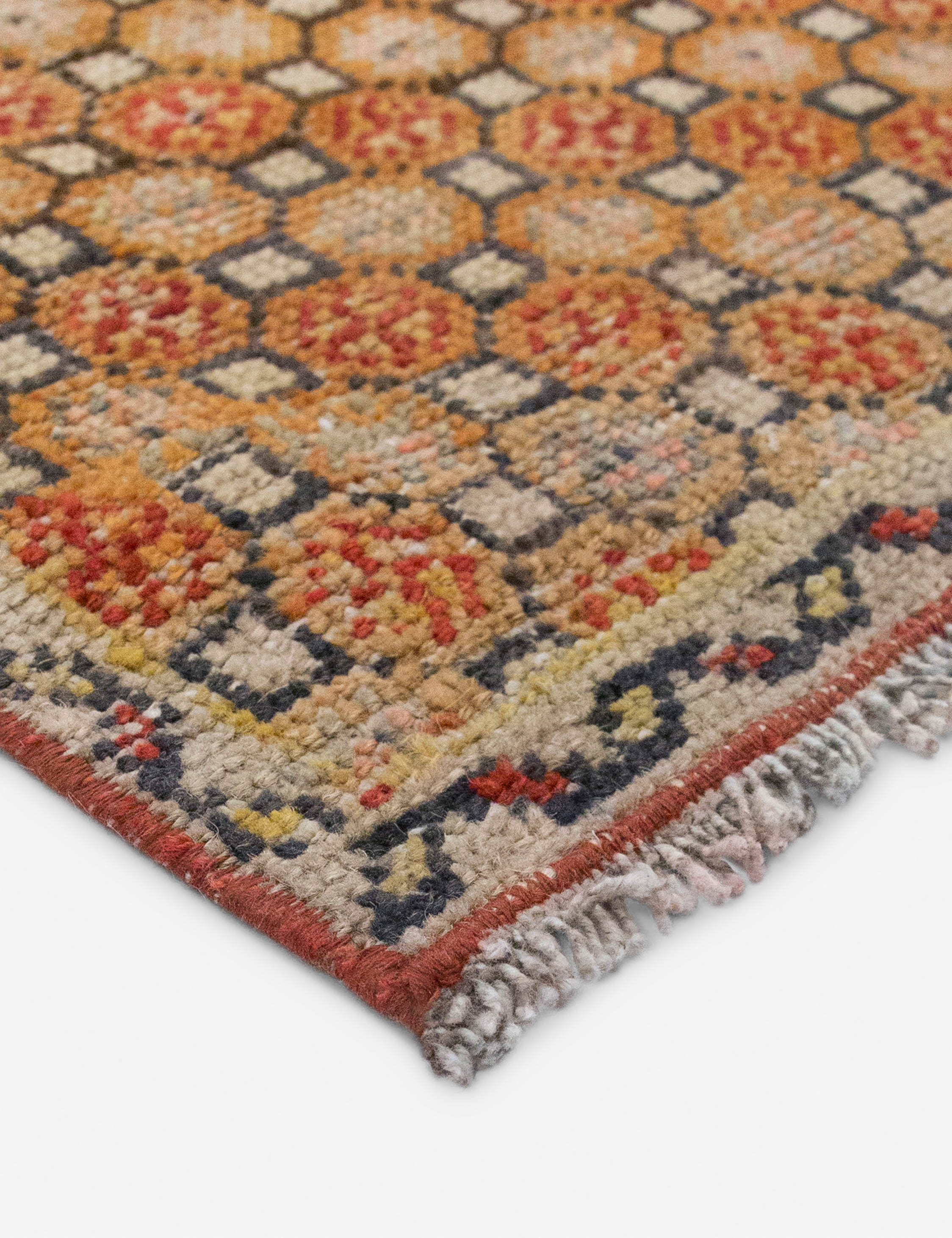 Lulu and Georgia - Vintage Turkish Hand - Knotted Wool Rug No. 551, 3' x 5'5"