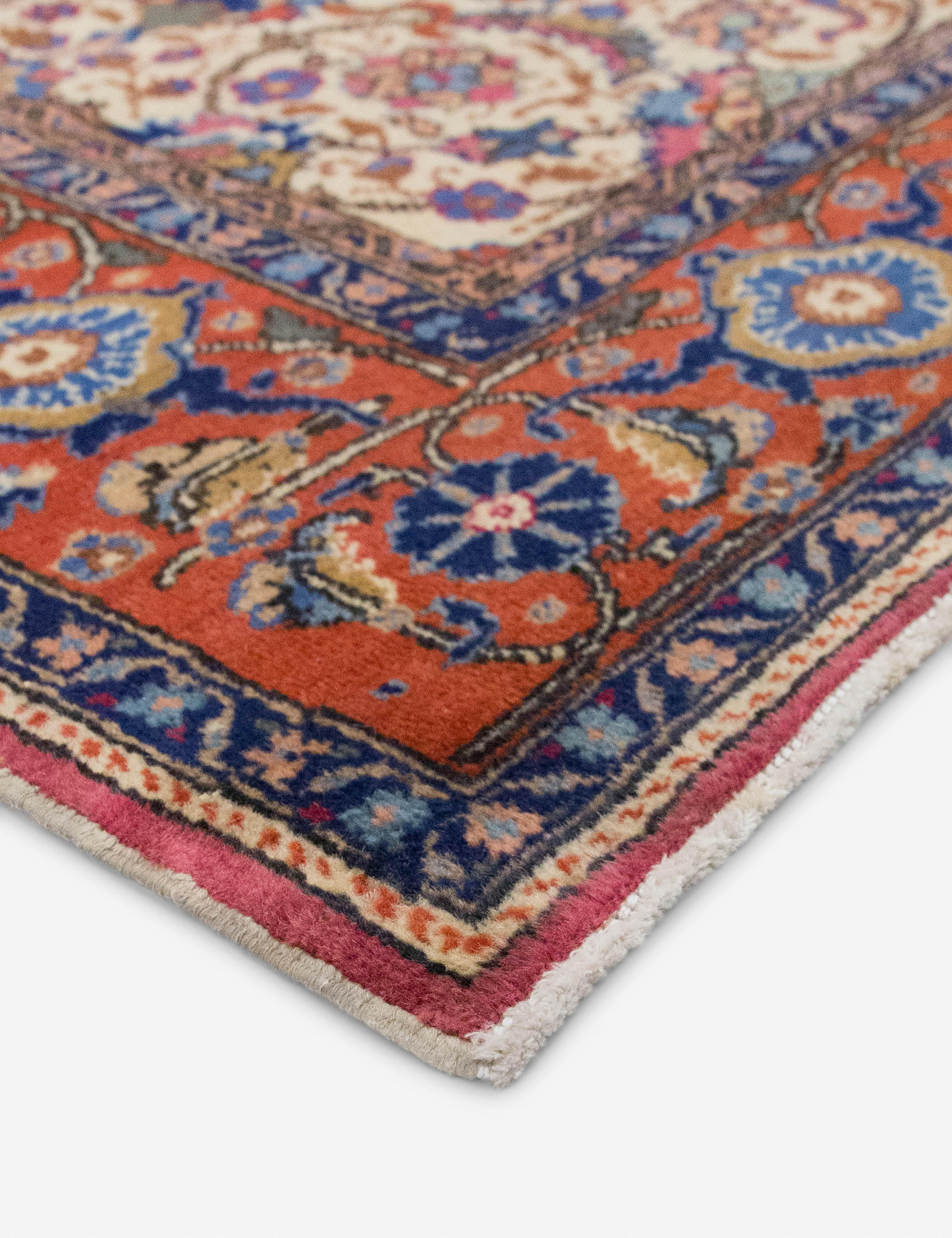 Lulu and Georgia - Vintage Turkish Hand - Knotted Wool Rug No. 552, 3'9" x 5'8"