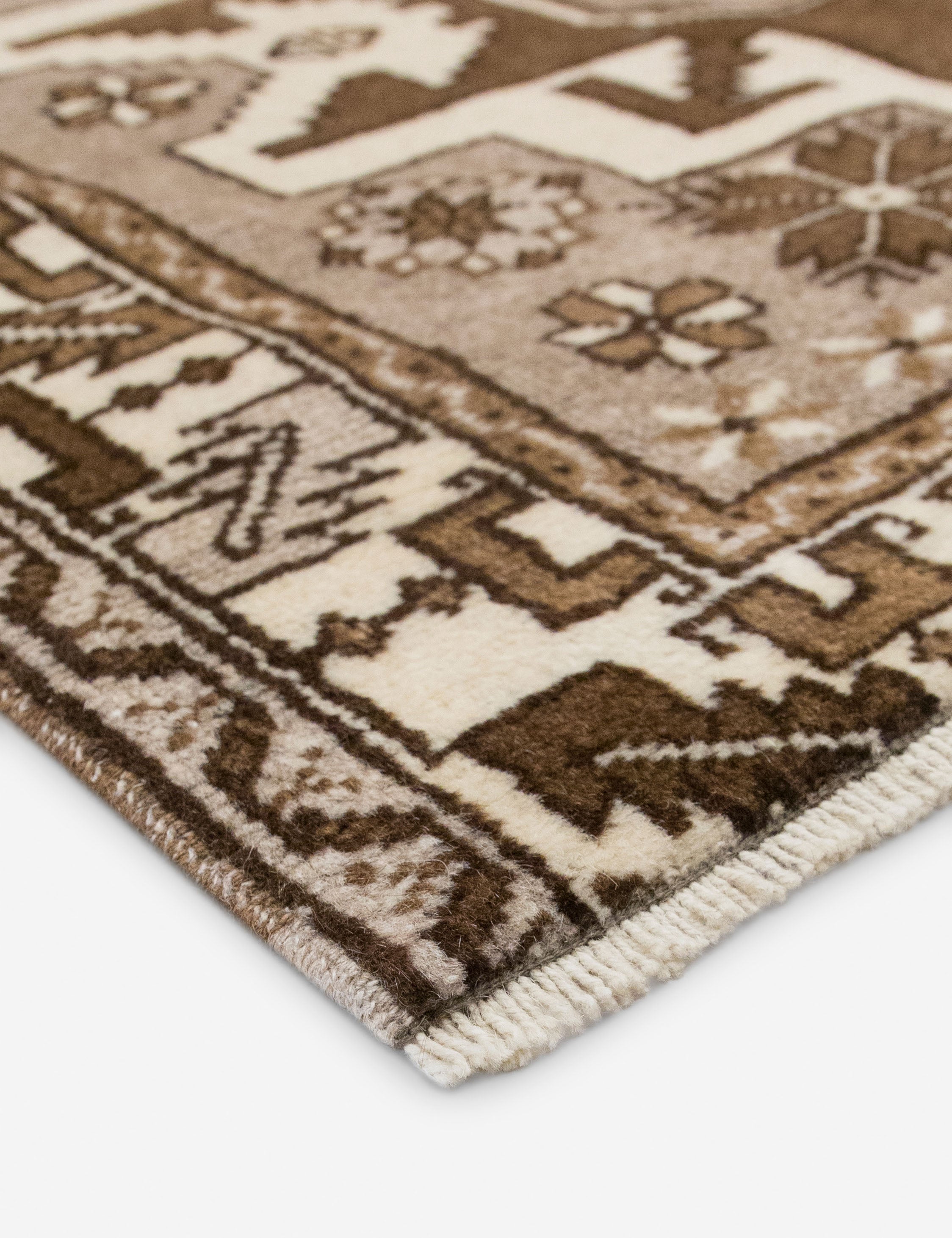 Lulu and Georgia - Vintage Turkish Hand - Knotted Wool Rug No. 553, 3'4" x 6'3"