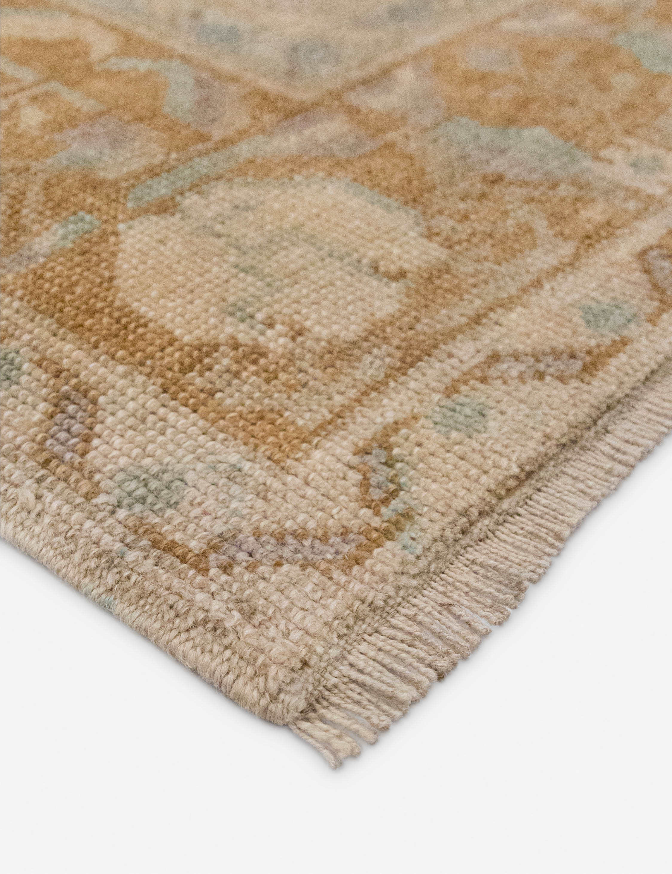 Lulu and Georgia - Vintage Turkish Hand - Knotted Wool Rug No. 555, 5'7" x 10'7"