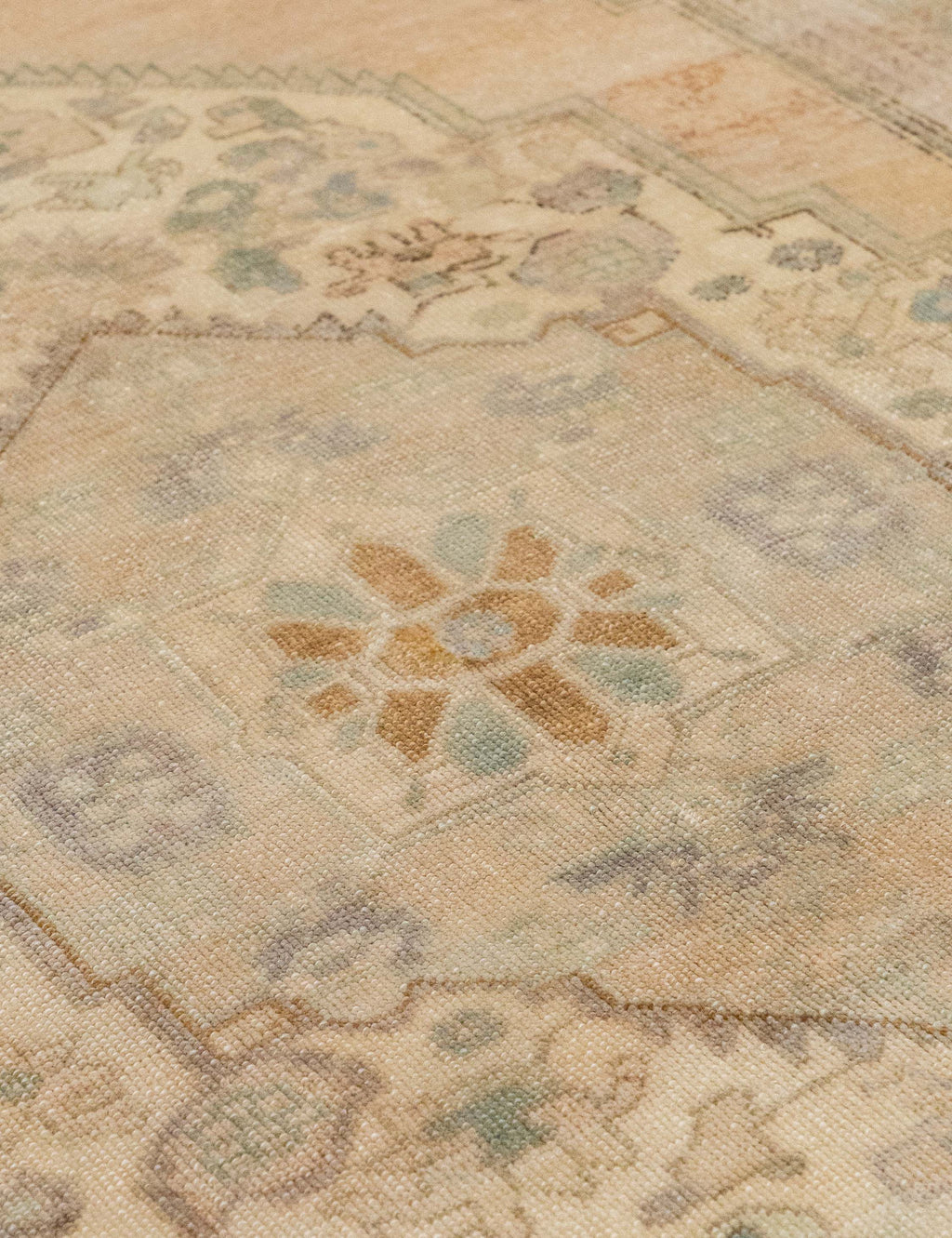 Lulu and Georgia - Vintage Turkish Hand - Knotted Wool Rug No. 555, 5'7" x 10'7"