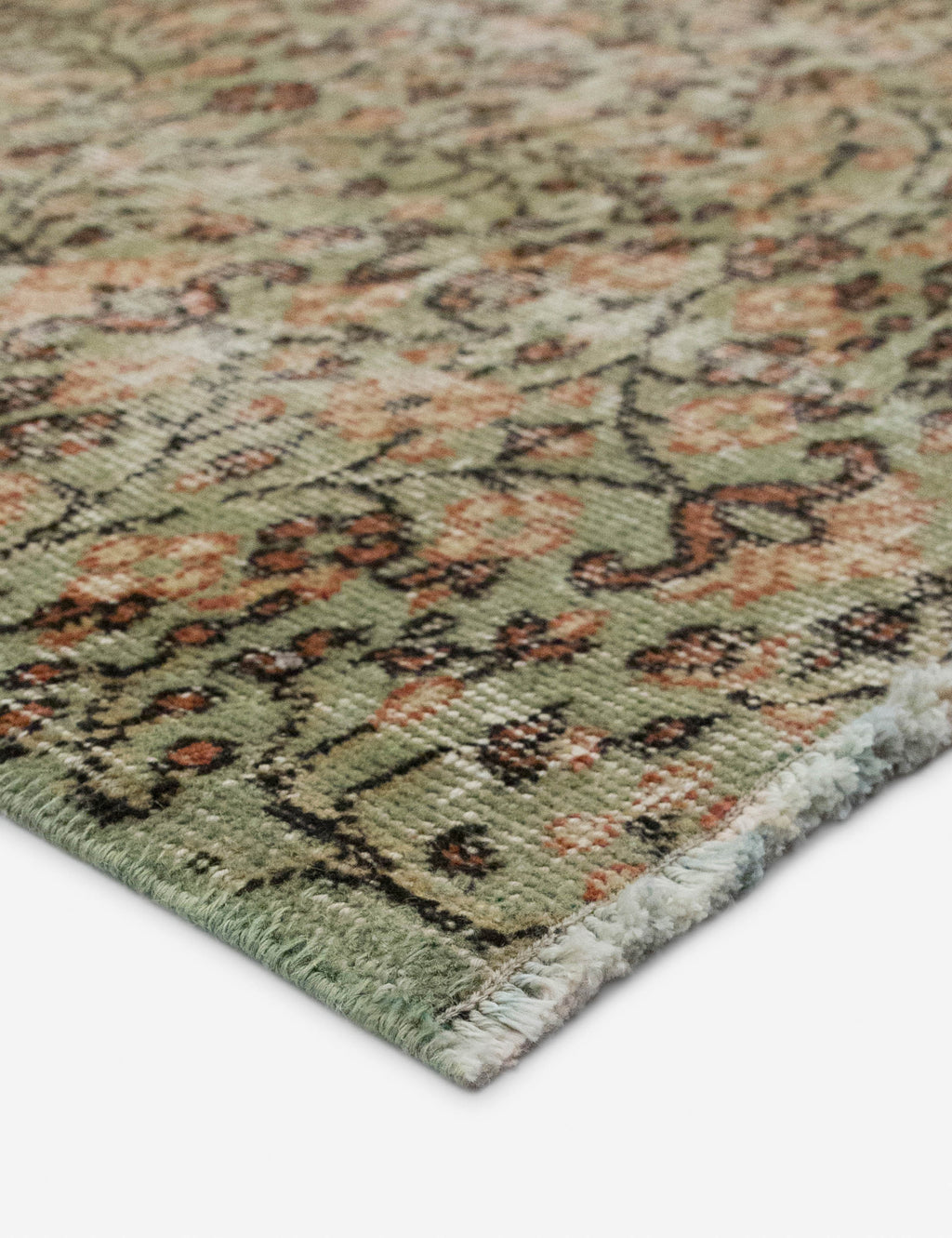 Lulu and Georgia - Vintage Turkish Hand - Knotted Wool Rug No. 556, 6' x 8'9"