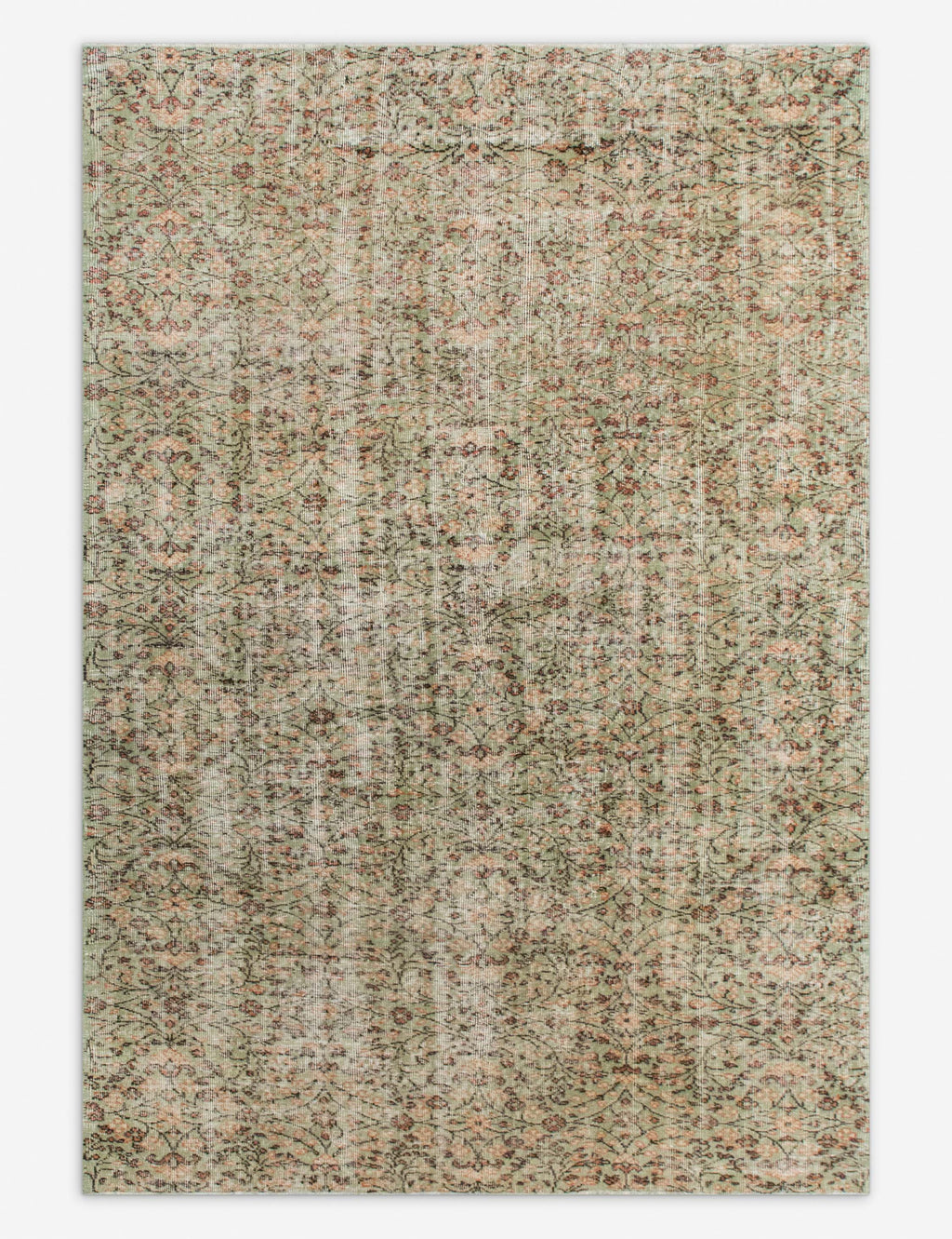 Lulu and Georgia - Vintage Turkish Hand - Knotted Wool Rug No. 556, 6' x 8'9"
