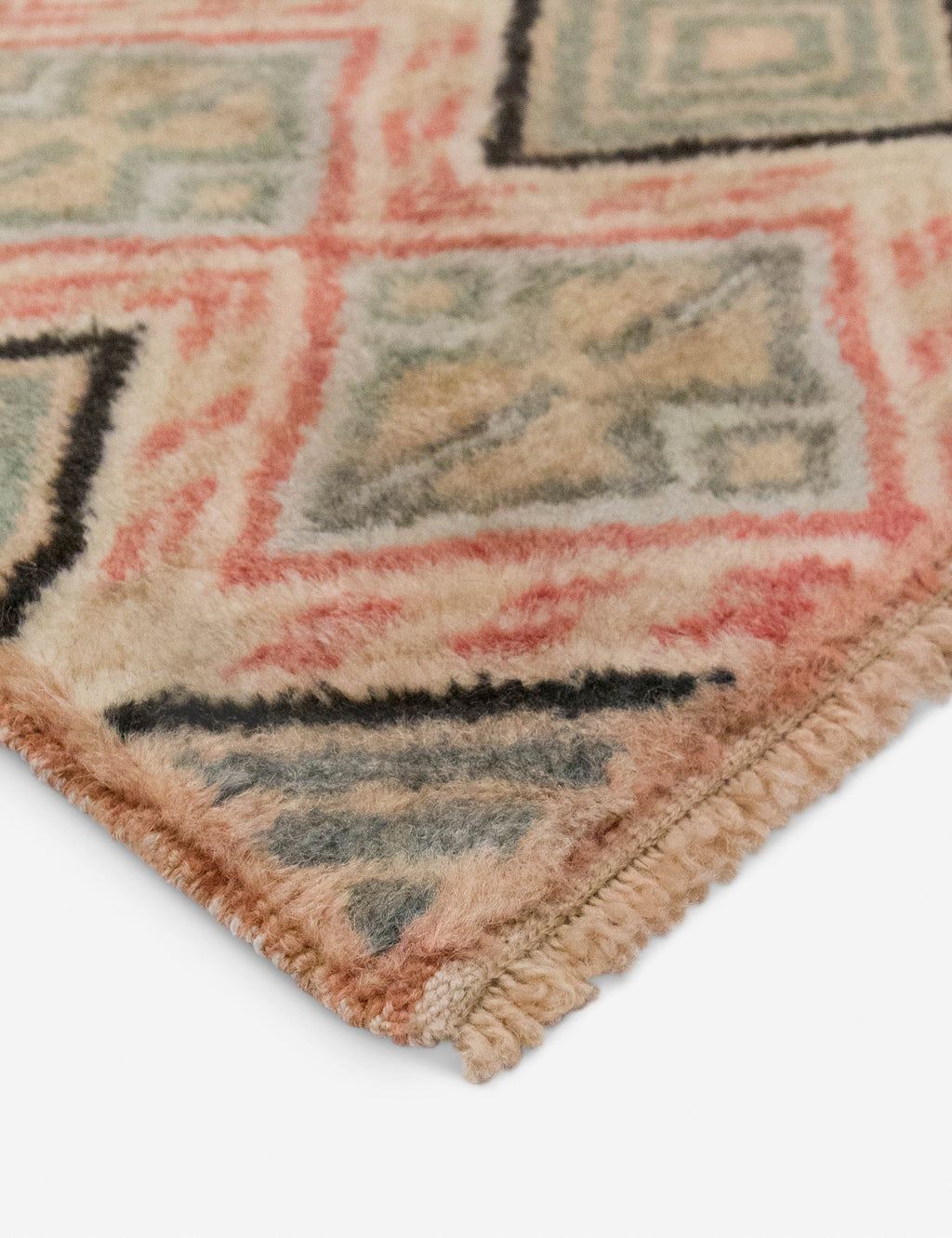 Lulu and Georgia - Vintage Turkish Hand - Knotted Wool Rug No. 558, 3'7" x 5'9"
