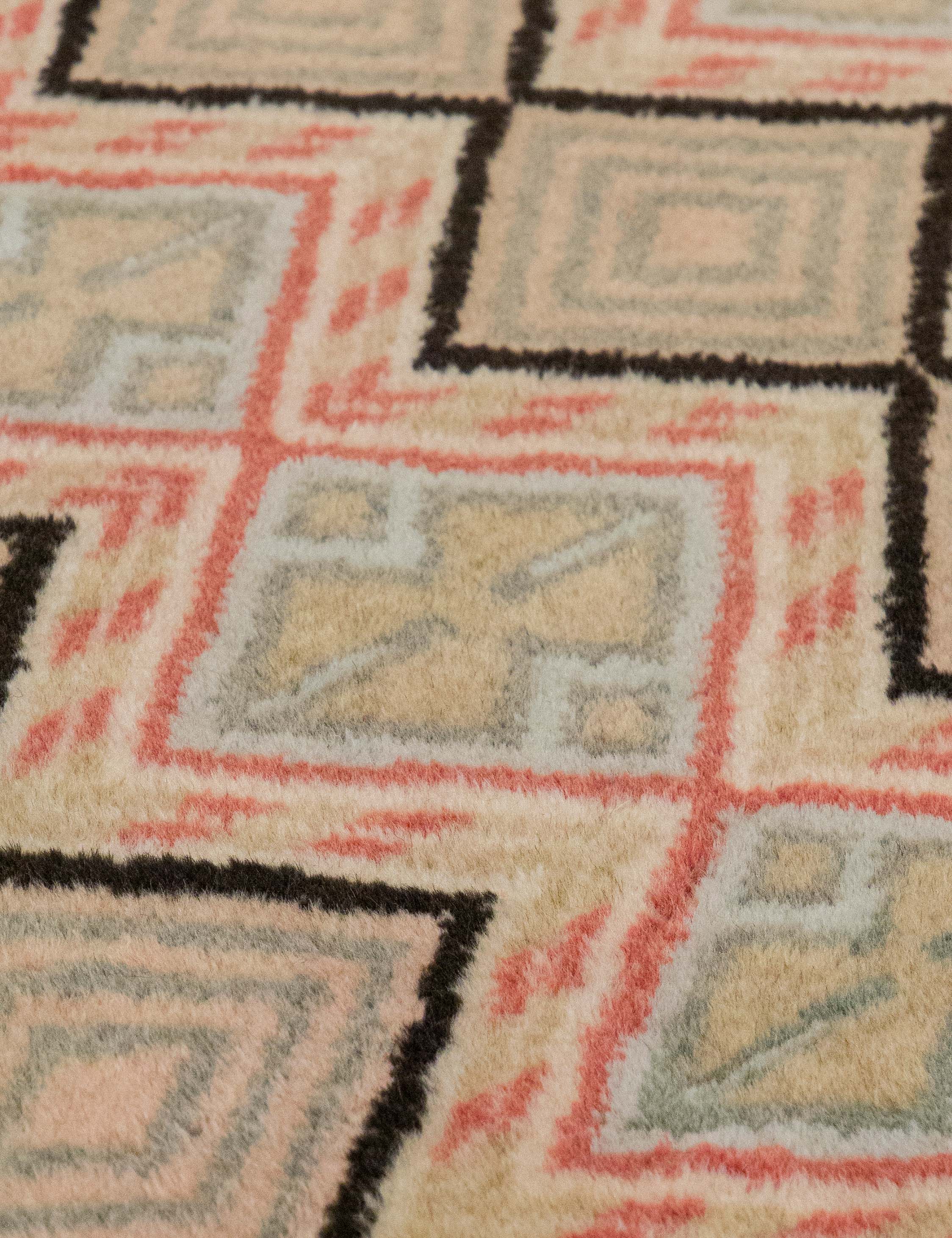 Lulu and Georgia - Vintage Turkish Hand - Knotted Wool Rug No. 558, 3'7" x 5'9"