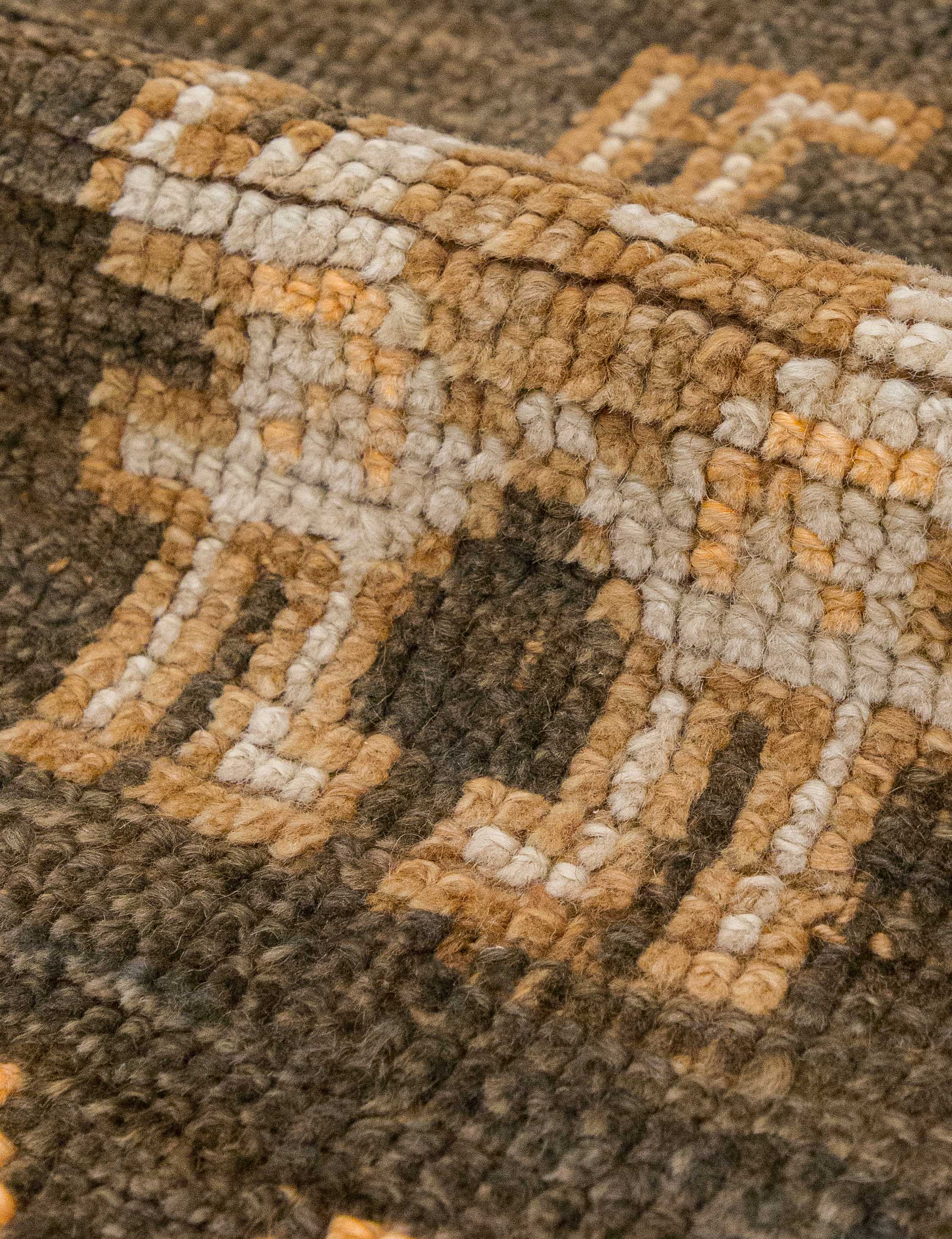 Lulu and Georgia - Vintage Turkish Hand - Knotted Wool Runner Rug No. 297, 4'9" x 12'3"