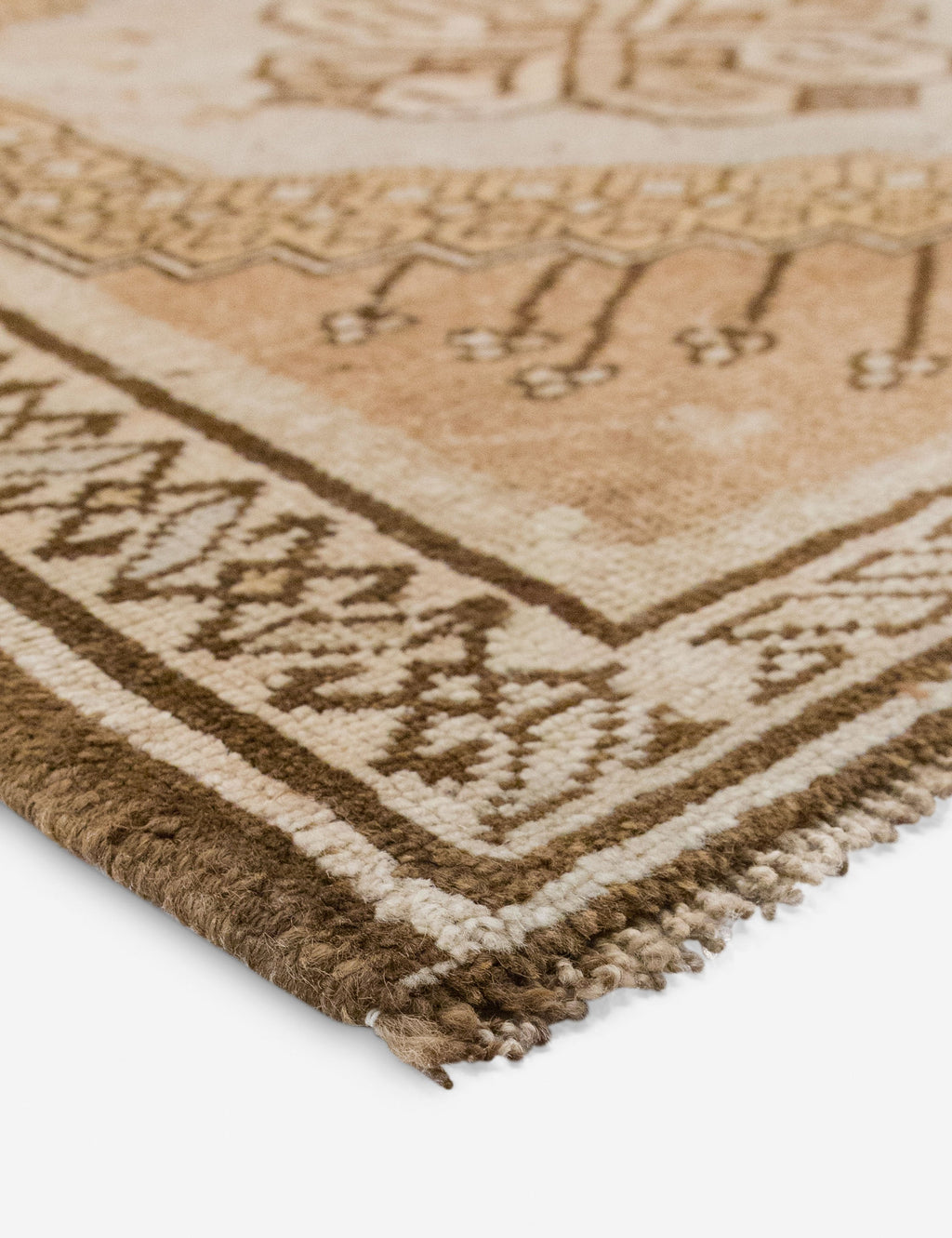 Lulu and Georgia - Vintage Turkish Hand - Knotted Wool Runner Rug No. 300, 5'10" x 12'8"