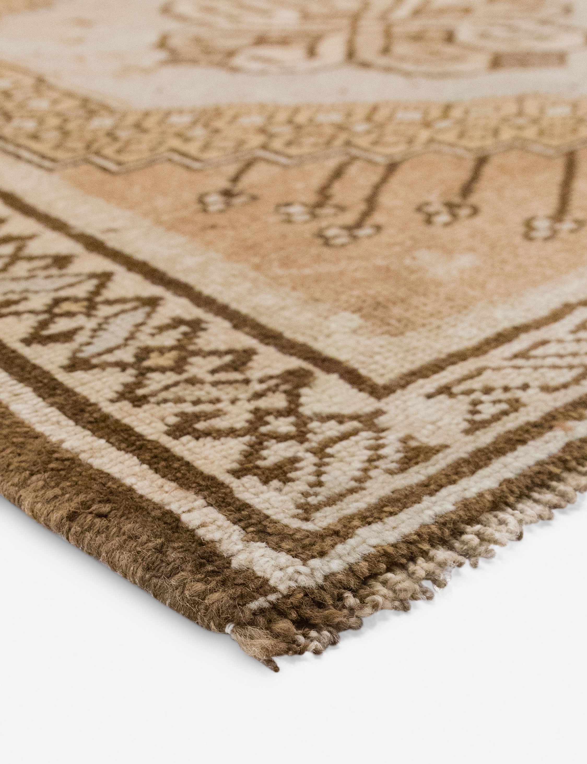 Lulu and Georgia - Vintage Turkish Hand - Knotted Wool Runner Rug No. 300, 5'10" x 12'8"