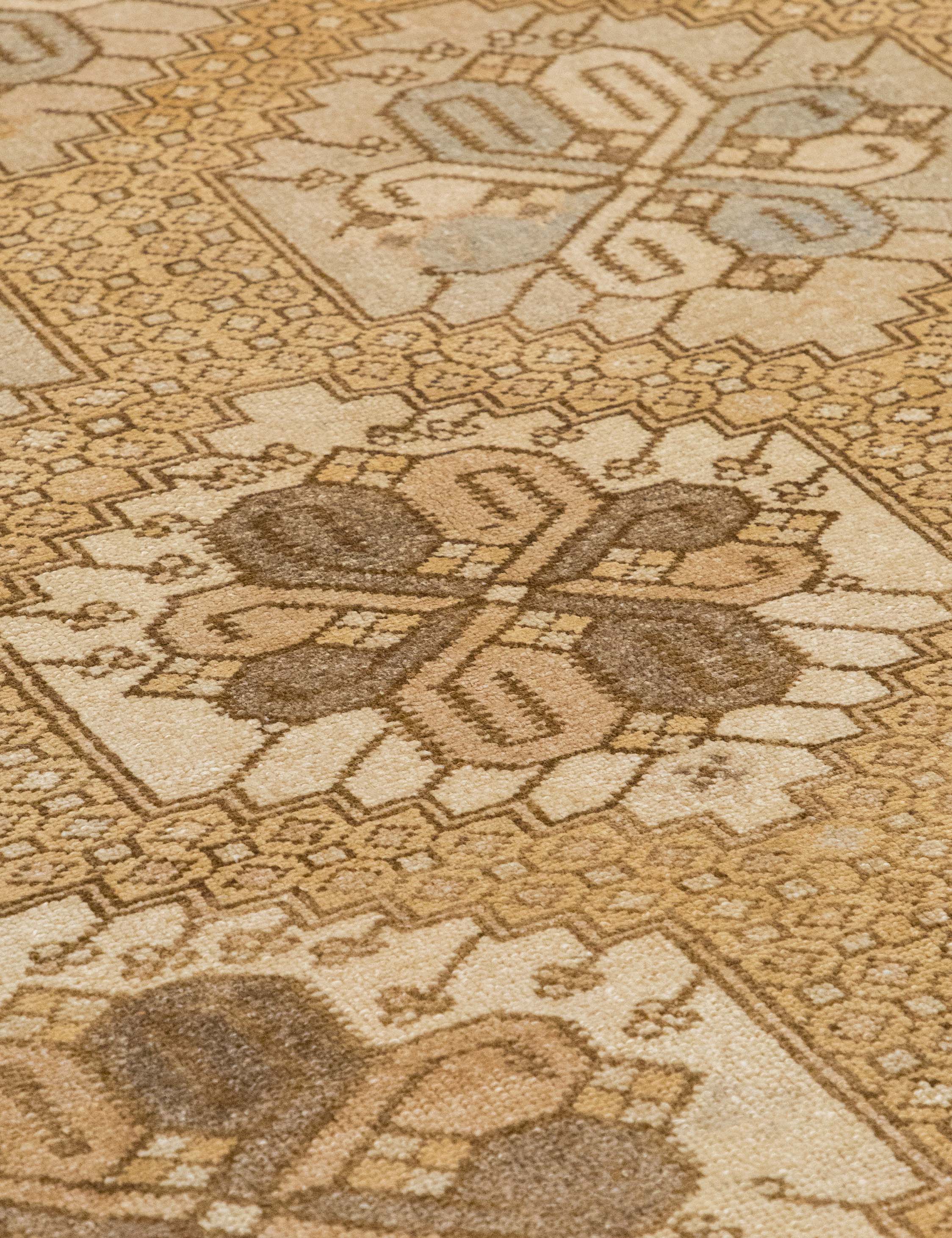 Lulu and Georgia - Vintage Turkish Hand - Knotted Wool Runner Rug No. 300, 5'10" x 12'8"