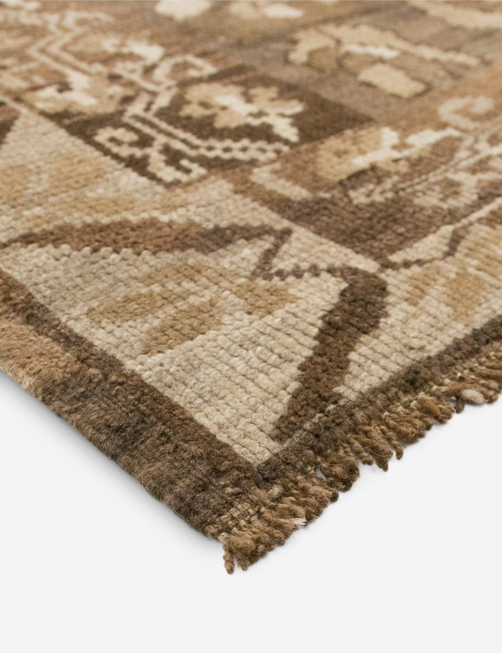 Lulu and Georgia - Vintage Turkish Hand - Knotted Wool Rug No. 560, 7'11" x 9'7"