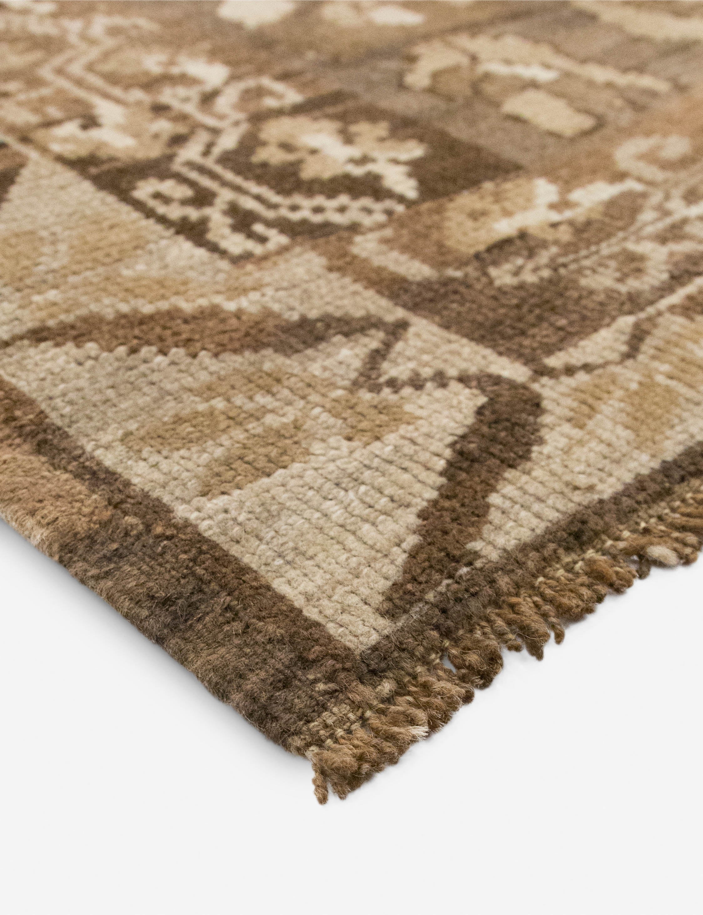 Lulu and Georgia - Vintage Turkish Hand - Knotted Wool Rug No. 560, 7'11" x 9'7"