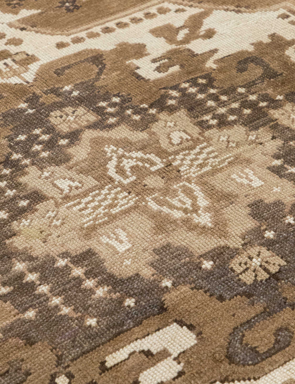 Lulu and Georgia - Vintage Turkish Hand - Knotted Wool Rug No. 560, 7'11" x 9'7"