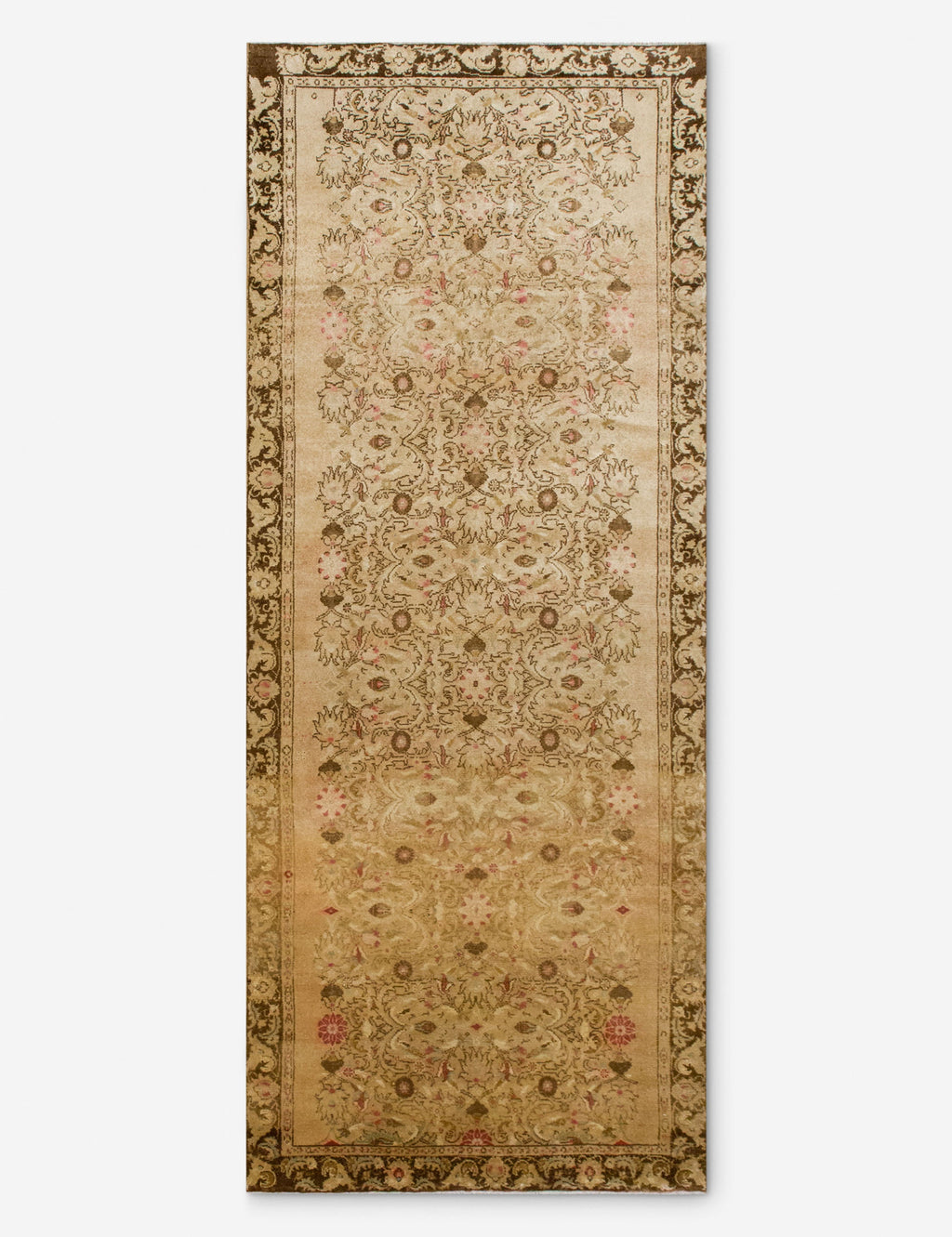 Lulu and Georgia - Vintage Turkish Hand - Knotted Wool Runner Rug No. 302, 5' x 13'6"
