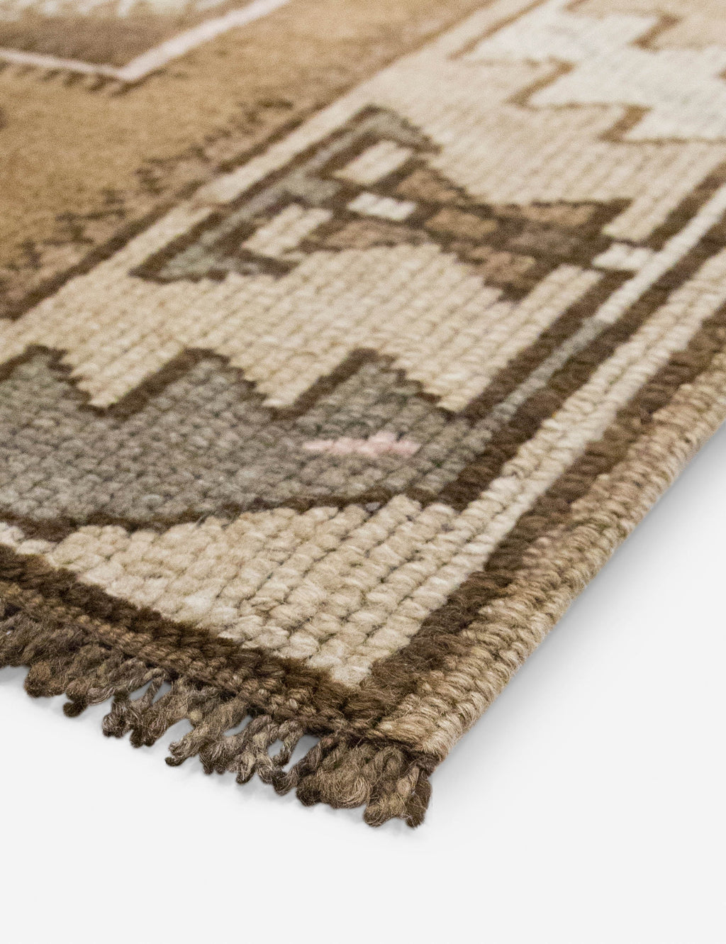 Lulu and Georgia - Vintage Turkish Hand - Knotted Wool Runner Rug No. 303, 4'7" x 12'7"
