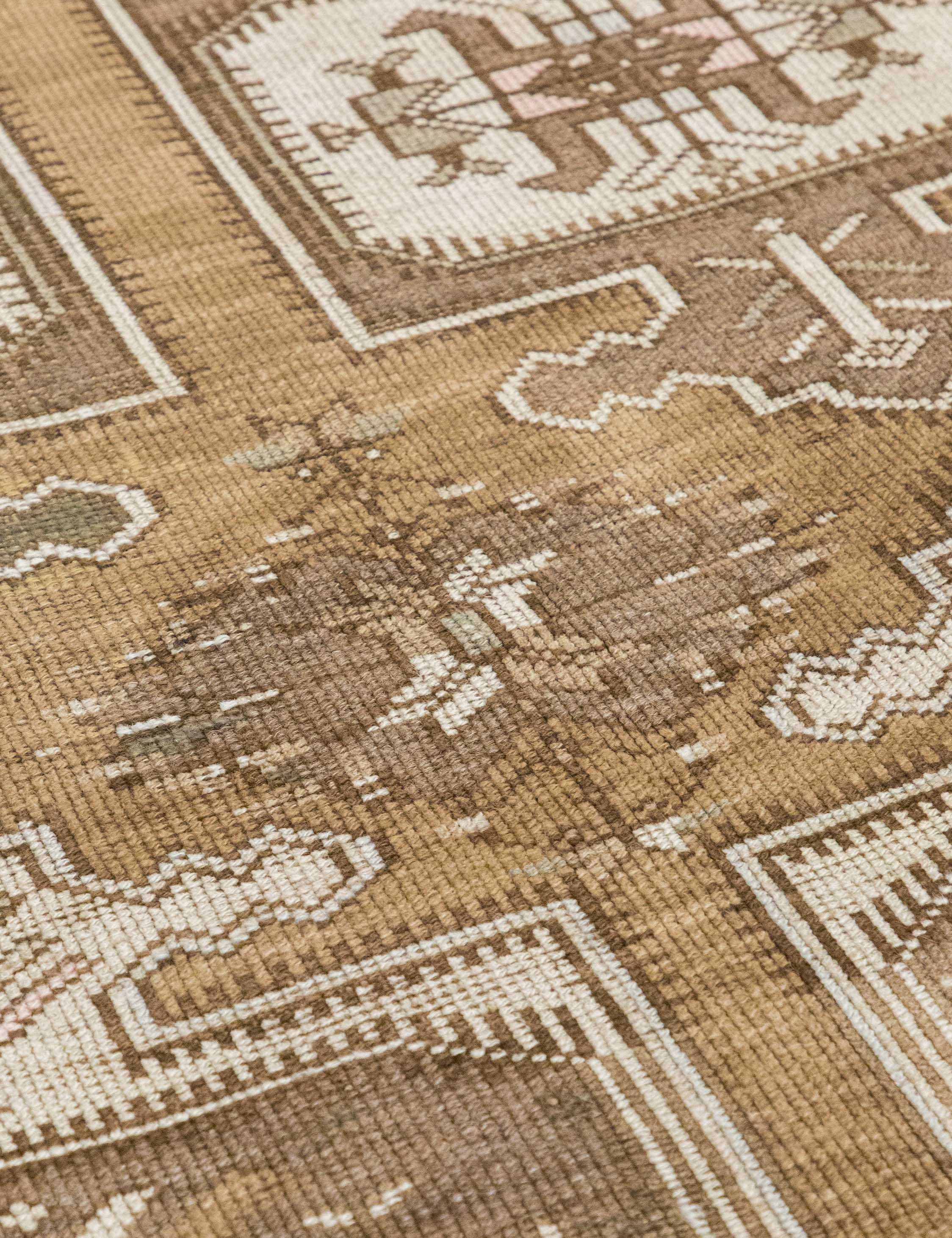 Lulu and Georgia - Vintage Turkish Hand - Knotted Wool Runner Rug No. 303, 4'7" x 12'7"