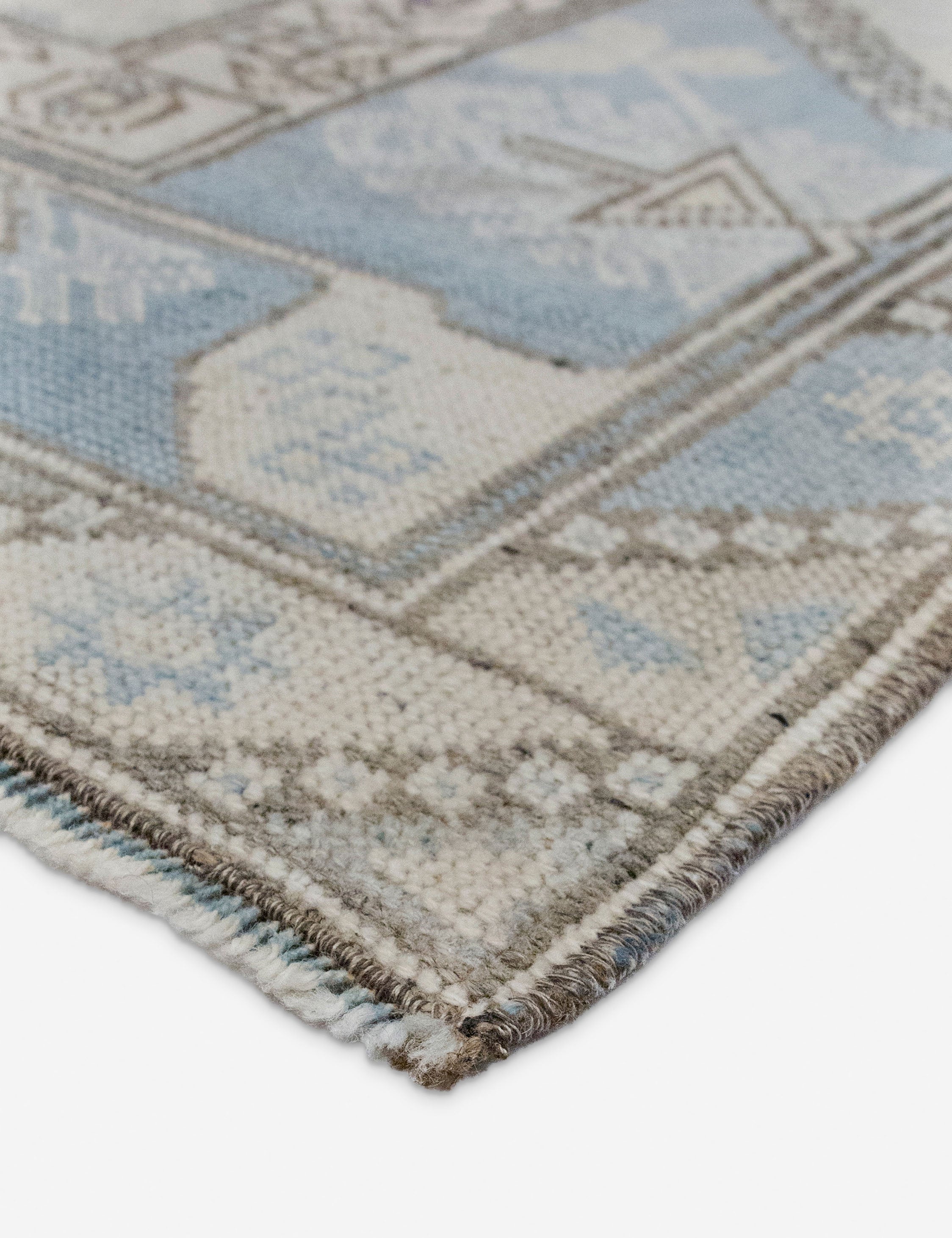 Lulu and Georgia - Vintage Turkish Hand - Knotted Wool Rug No. 562, 6'4" x 9'3"