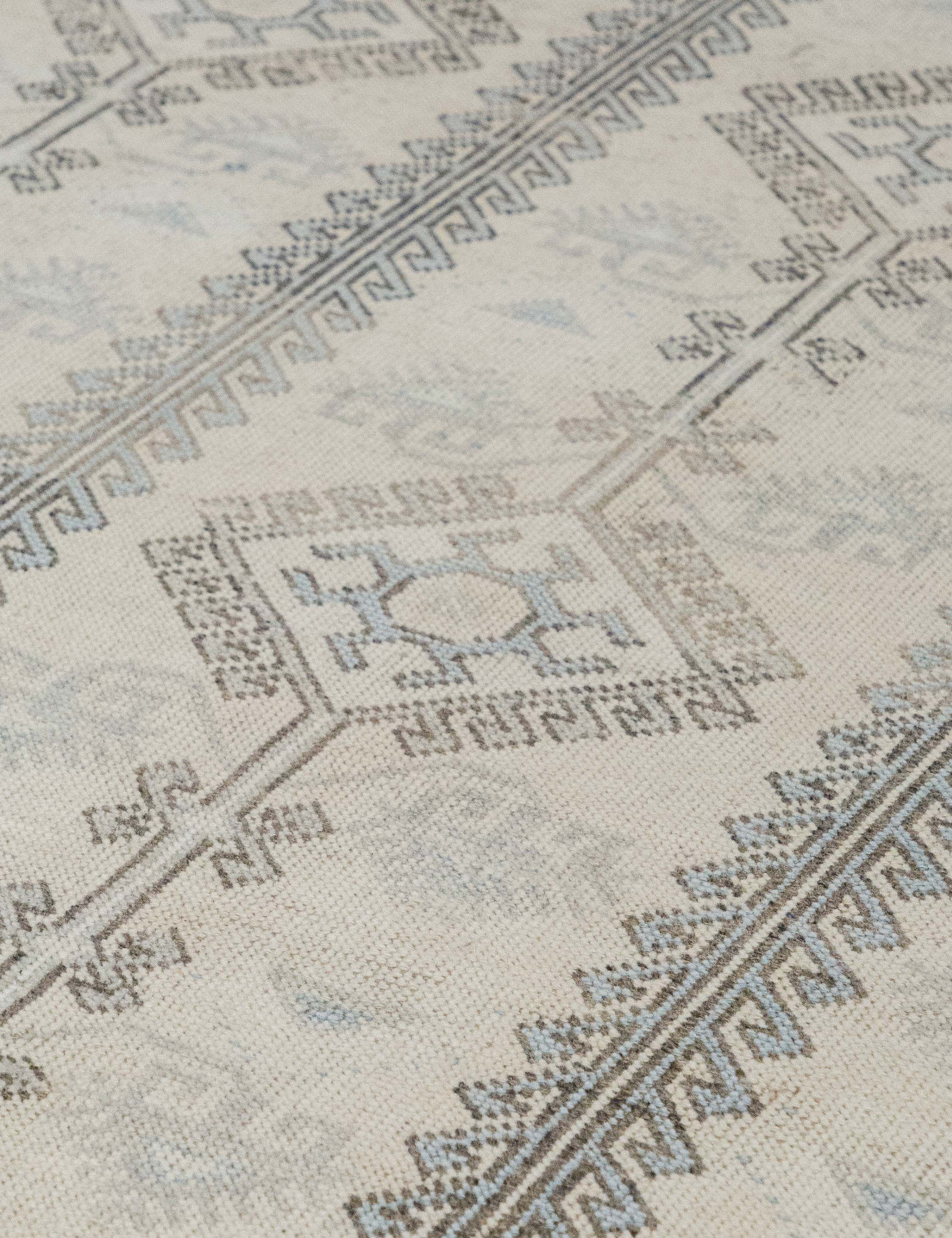 Lulu and Georgia - Vintage Turkish Hand - Knotted Wool Rug No. 562, 6'4" x 9'3"