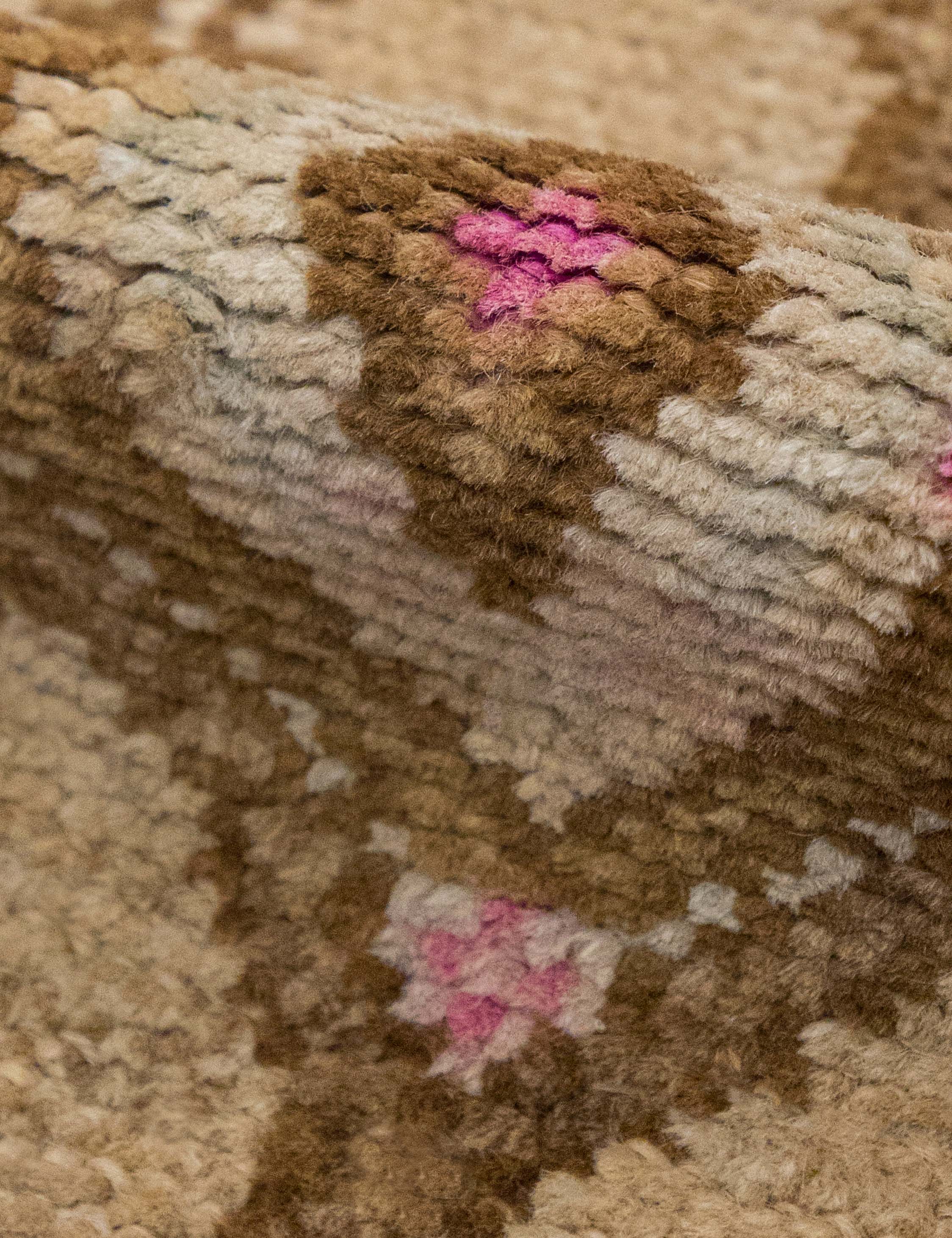 Lulu and Georgia - Vintage Turkish Hand - Knotted Wool Mini Rug No. 311, 1'5" x 3'2"