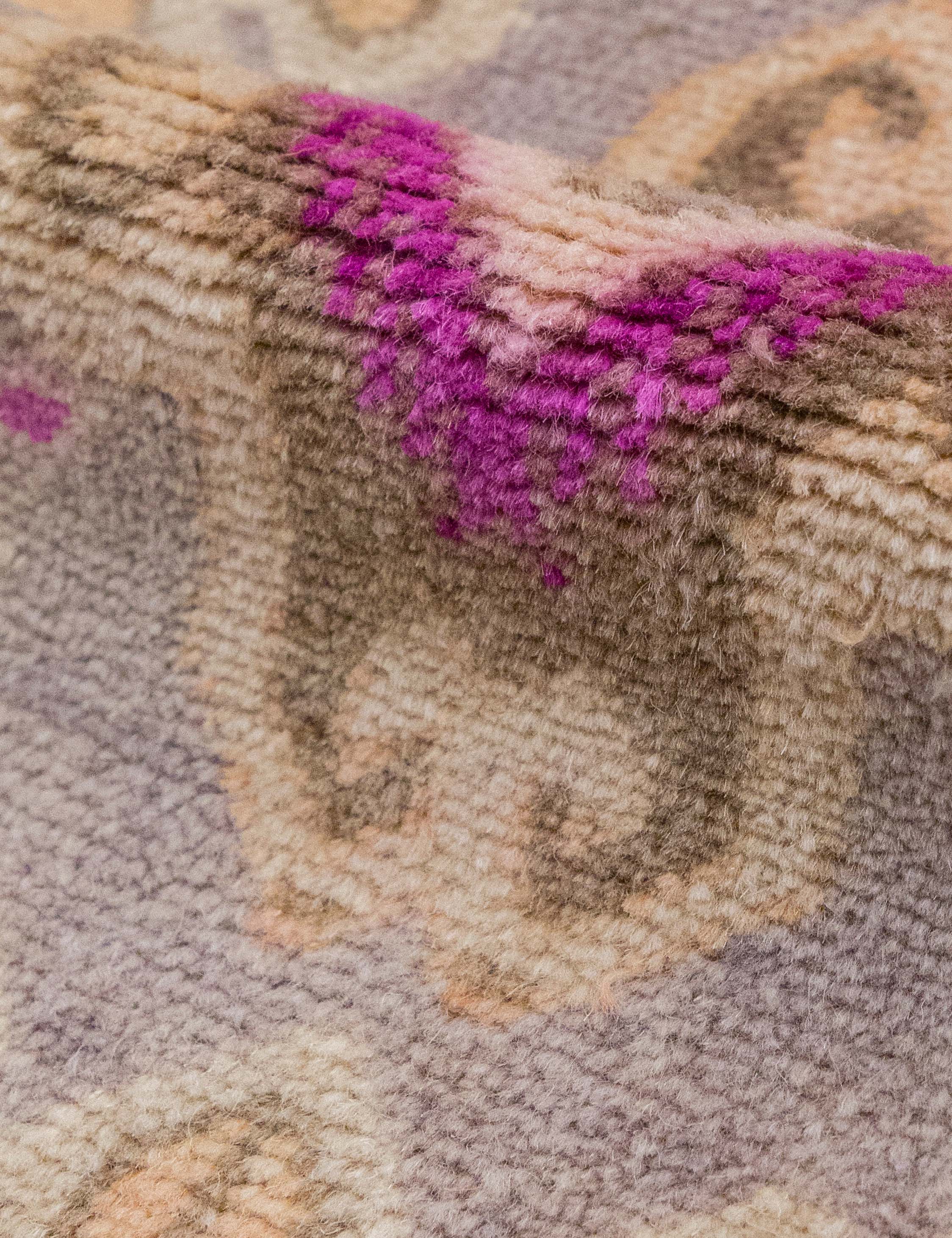 Lulu and Georgia - Vintage Turkish Hand - Knotted Wool Mini Rug No. 313, 1'5" x 3'5"