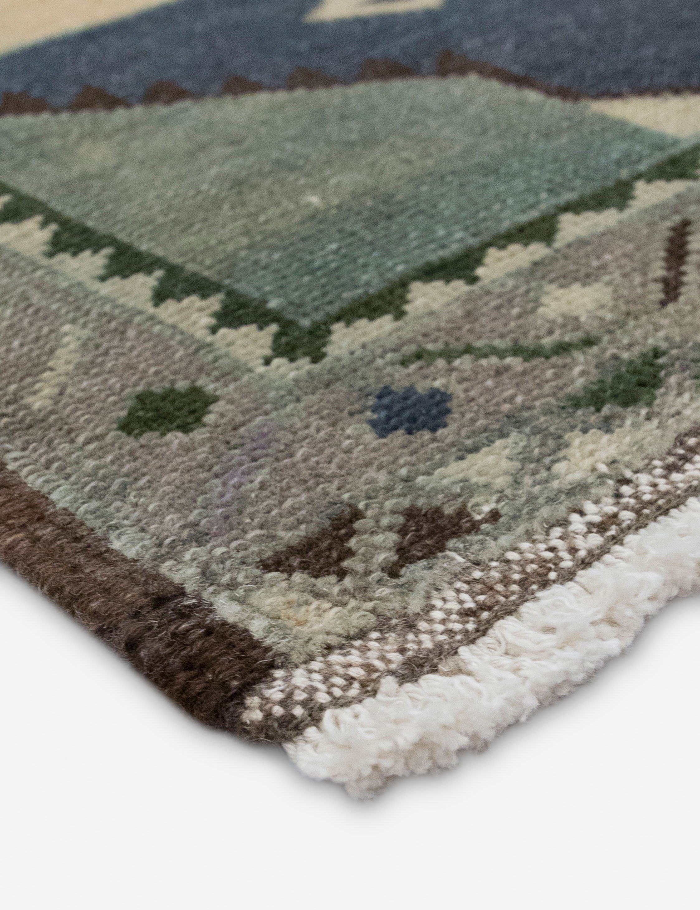 Lulu and Georgia - Vintage Turkish Hand - Knotted Wool Mini Rug No. 316, 1'6" x 3'2"