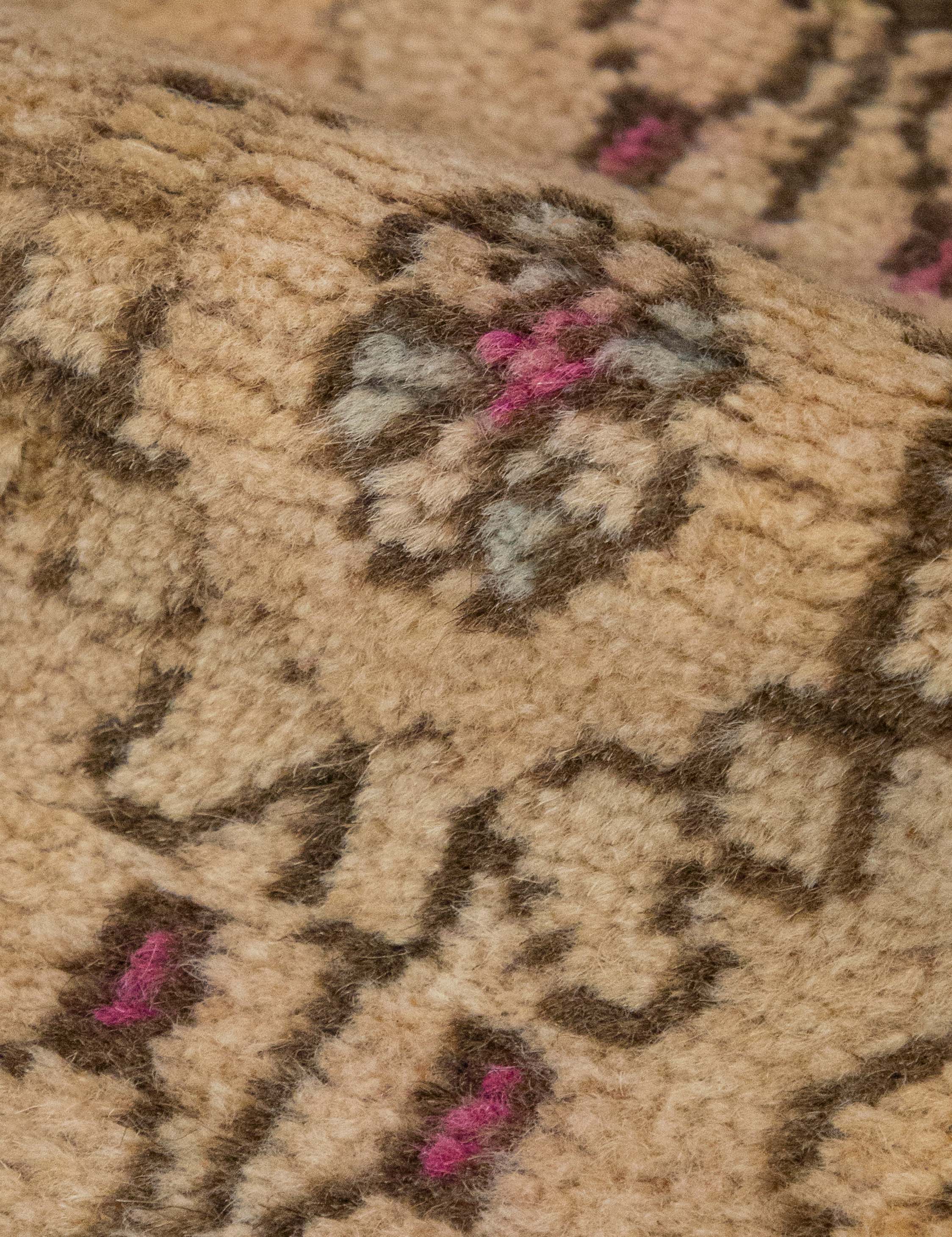 Lulu and Georgia - Vintage Turkish Hand - Knotted Wool Mini Rug No. 317, 1'6" x 3'4"