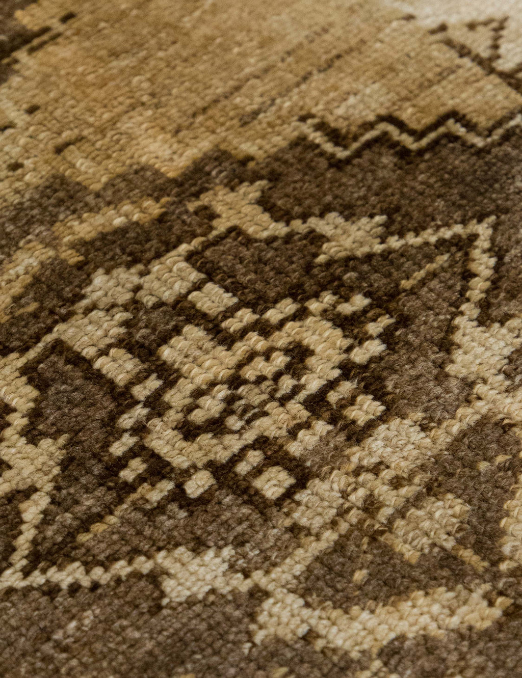 Lulu and Georgia - Vintage Turkish Hand - Knotted Wool Mini Rug No. 319, 1'6" x 3'1"