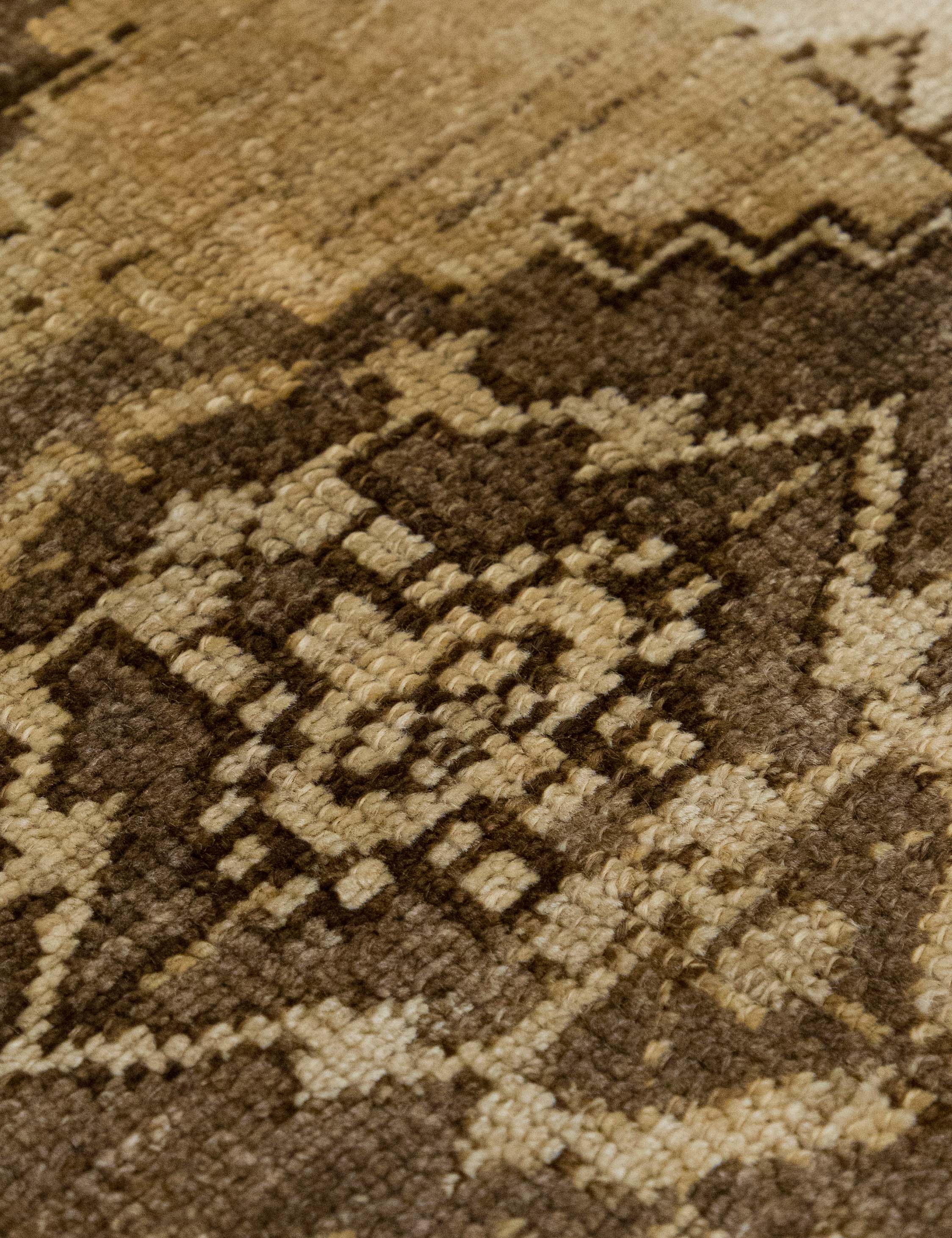 Lulu and Georgia - Vintage Turkish Hand - Knotted Wool Mini Rug No. 319, 1'6" x 3'1"