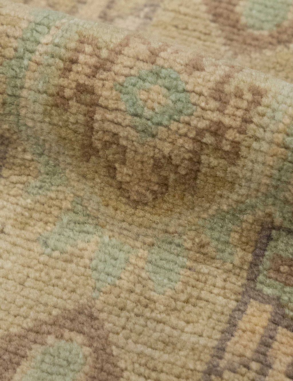 Lulu and Georgia - Vintage Turkish Hand - Knotted Wool Mini Rug No. 322, 1'2" x 3'5"