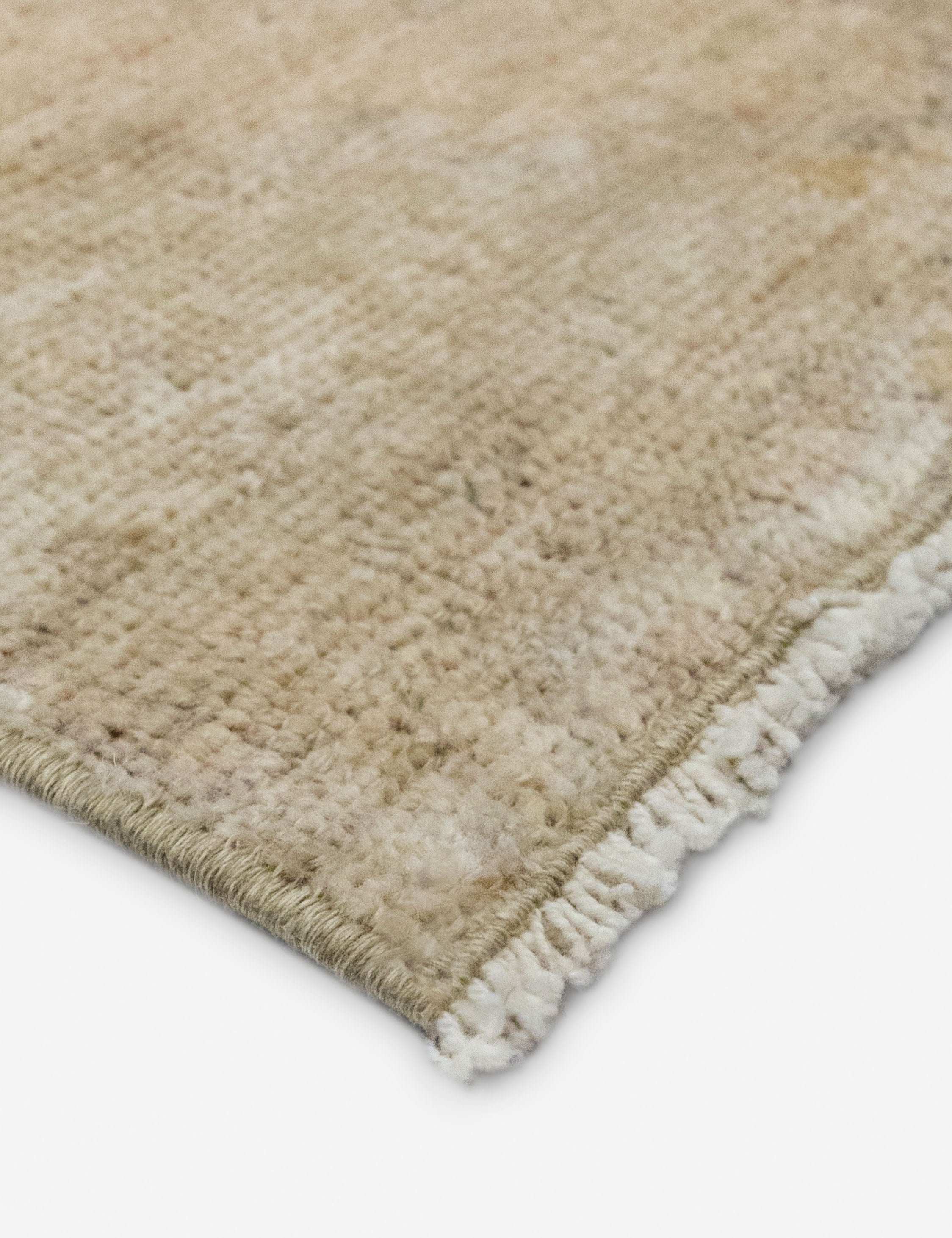 Lulu and Georgia - Vintage Turkish Hand - Knotted Wool Mini Rug No. 324, 1'4" x 2'4"