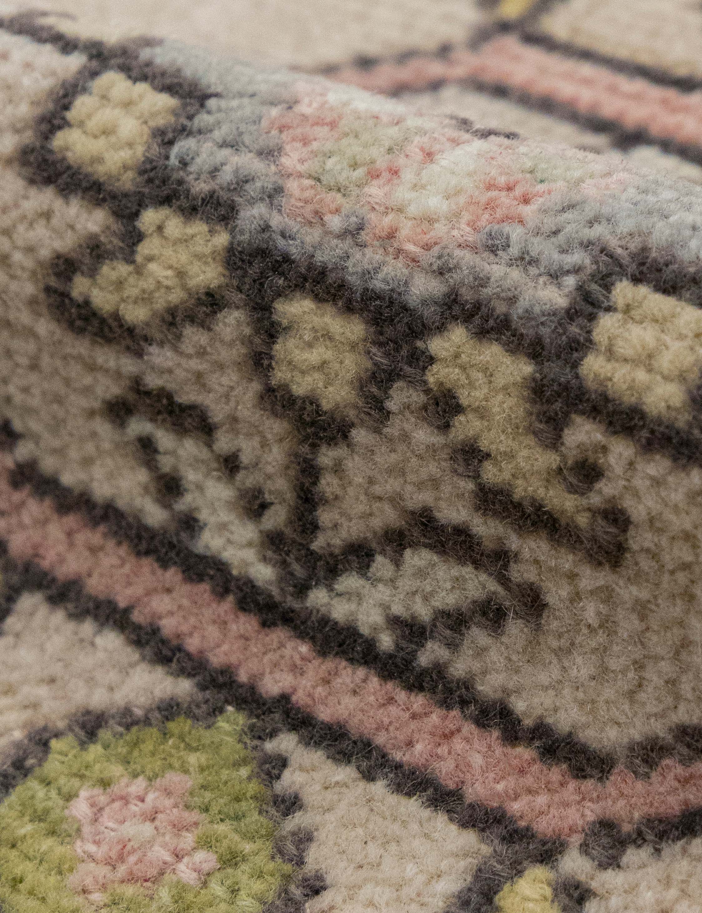 Lulu and Georgia - Vintage Turkish Hand - Knotted Wool Mini Rug No. 330, 1'7" x 3'1"