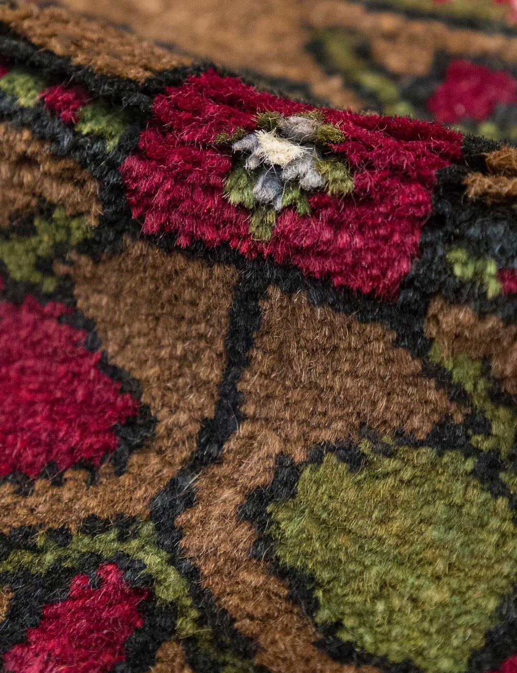 Lulu and Georgia - Vintage Turkish Hand - Knotted Wool Mini Rug No. 336, 2' x 3'