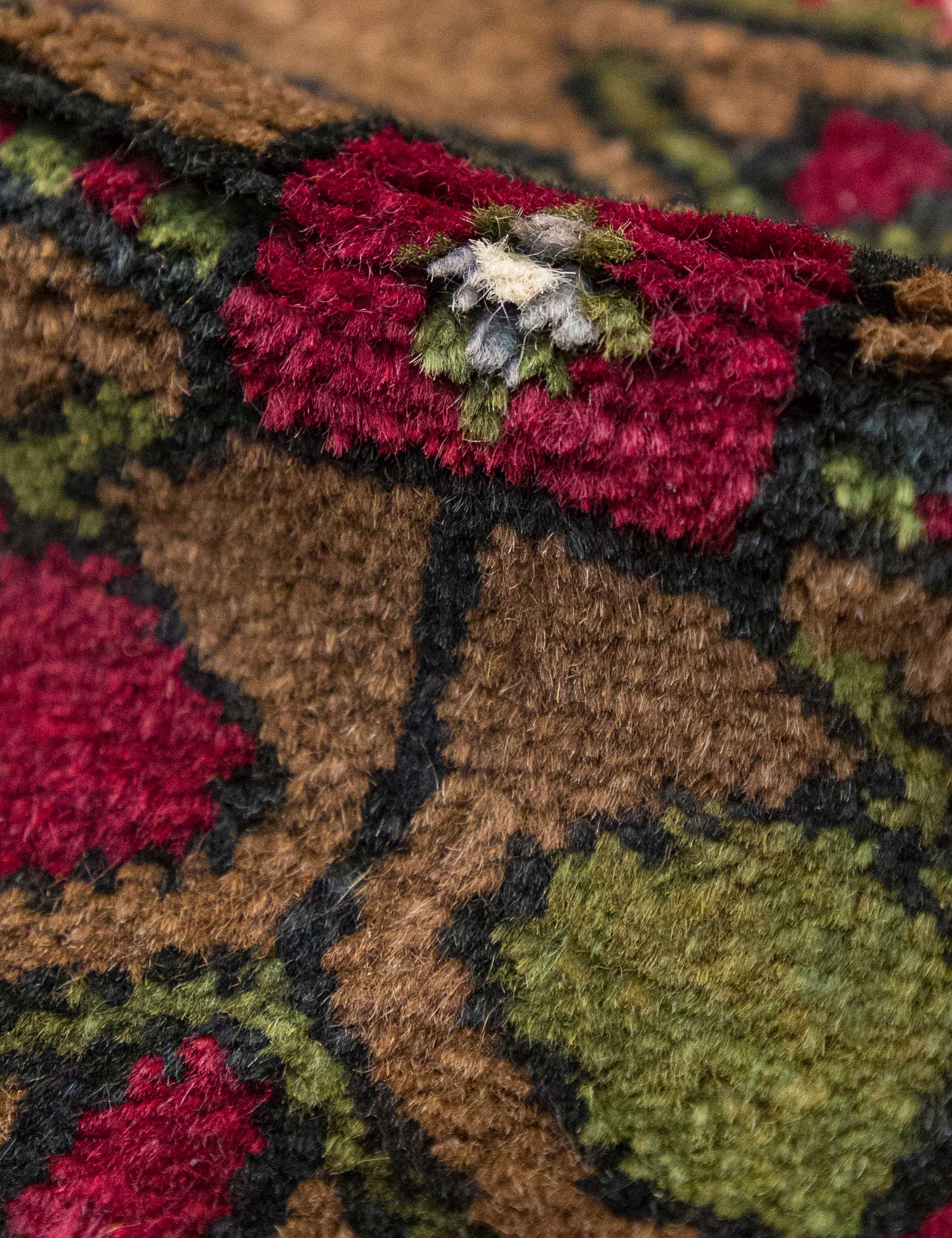 Lulu and Georgia - Vintage Turkish Hand - Knotted Wool Mini Rug No. 336, 2' x 3'
