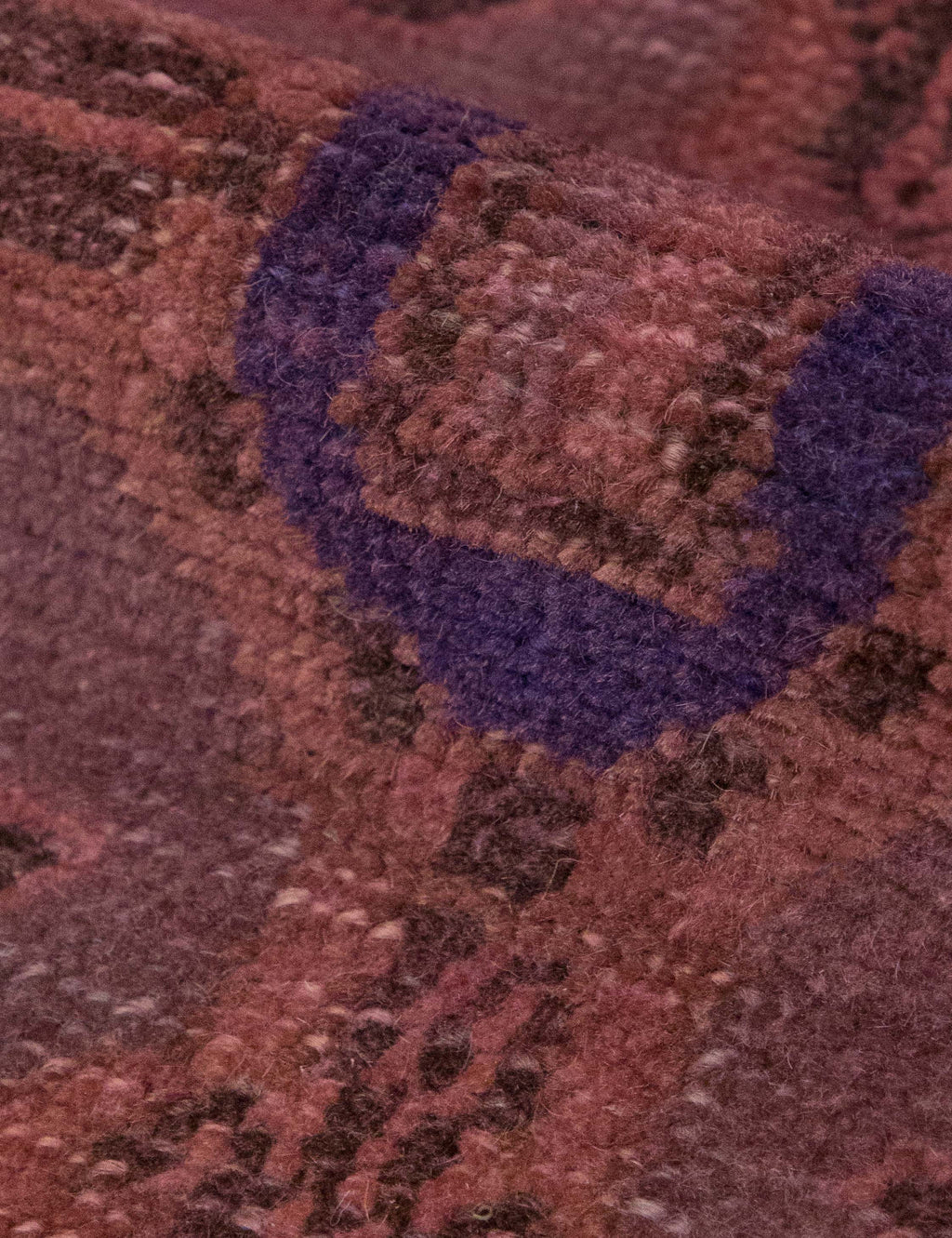 Lulu and Georgia - Vintage Turkish Hand - Knotted Wool Mini Rug No. 337, 1'5" x 2'4"