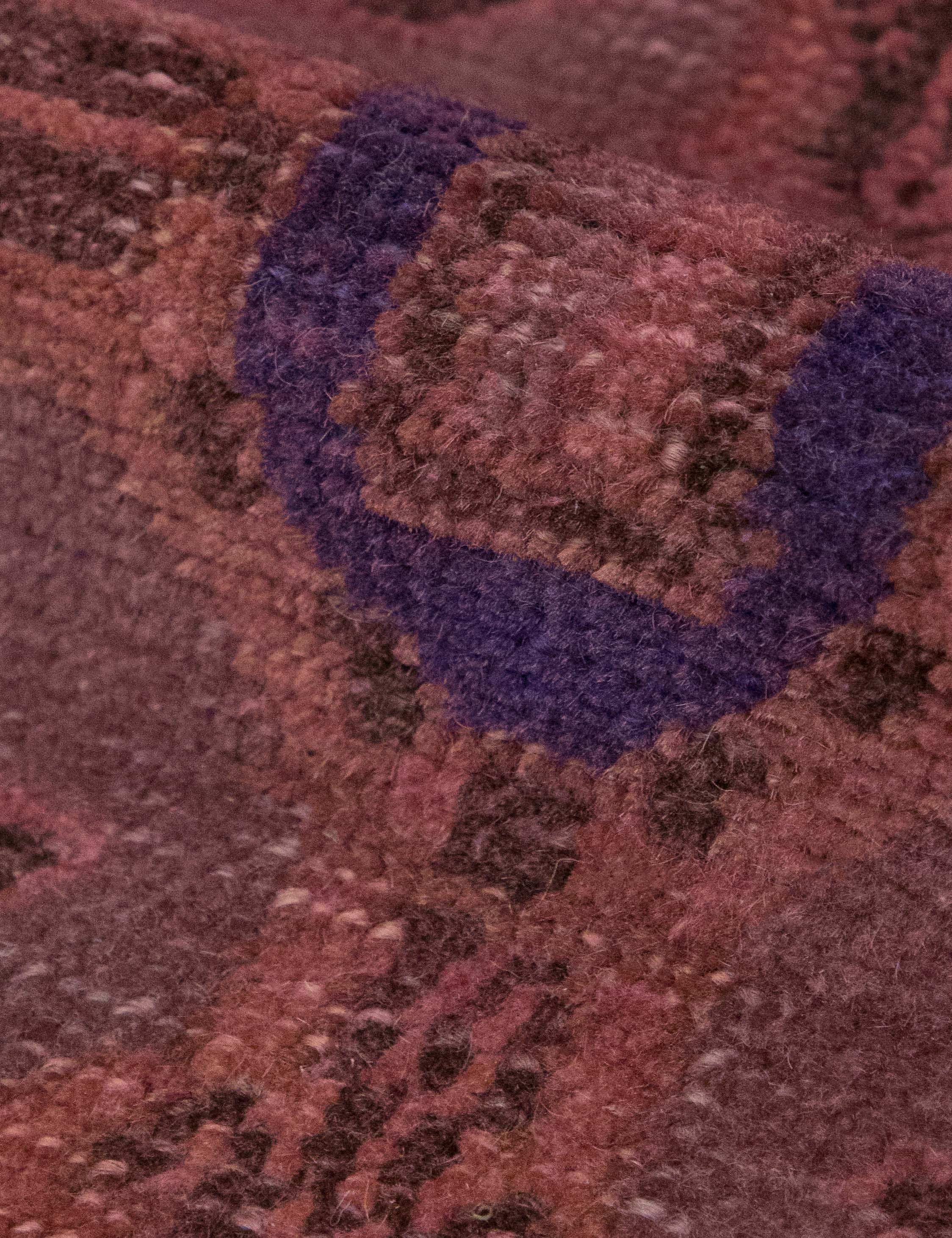 Lulu and Georgia - Vintage Turkish Hand - Knotted Wool Mini Rug No. 337, 1'5" x 2'4"