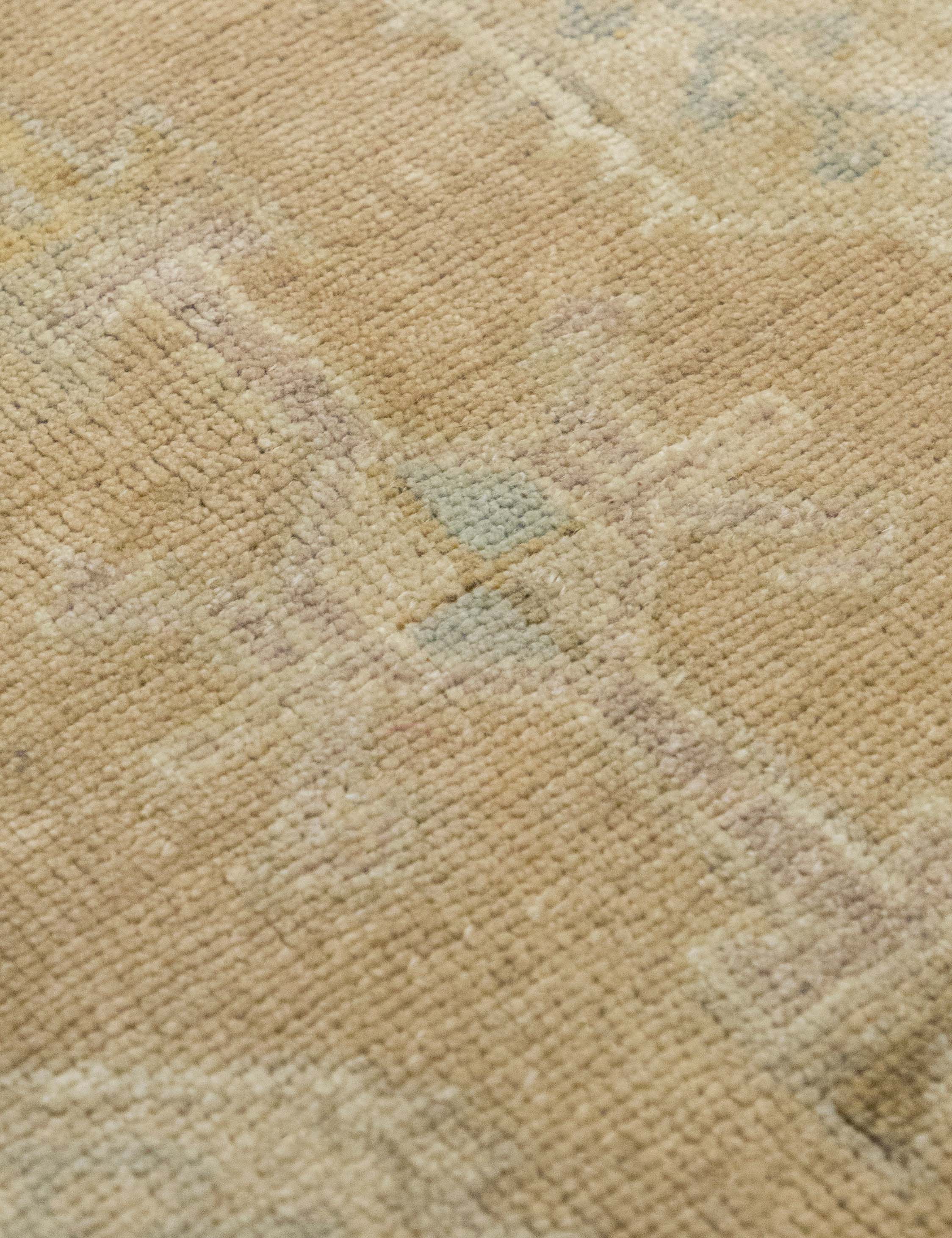 Lulu and Georgia - Vintage Turkish Hand - Knotted Wool Mini Rug No. 338, 1'4" x 3'2"