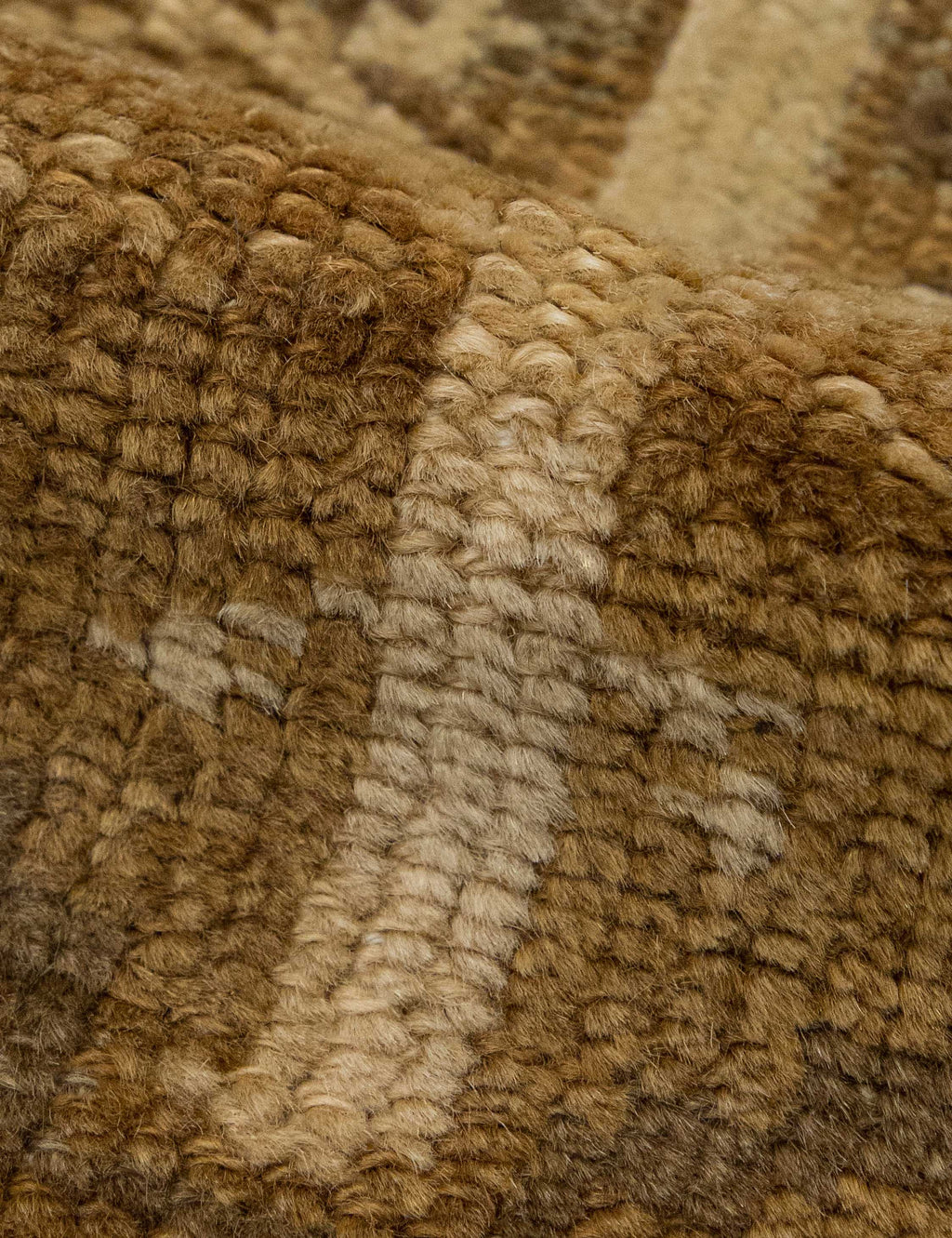 Lulu and Georgia - Vintage Turkish Hand - Knotted Wool Mini Rug No. 339, 1'7" x 1'9"