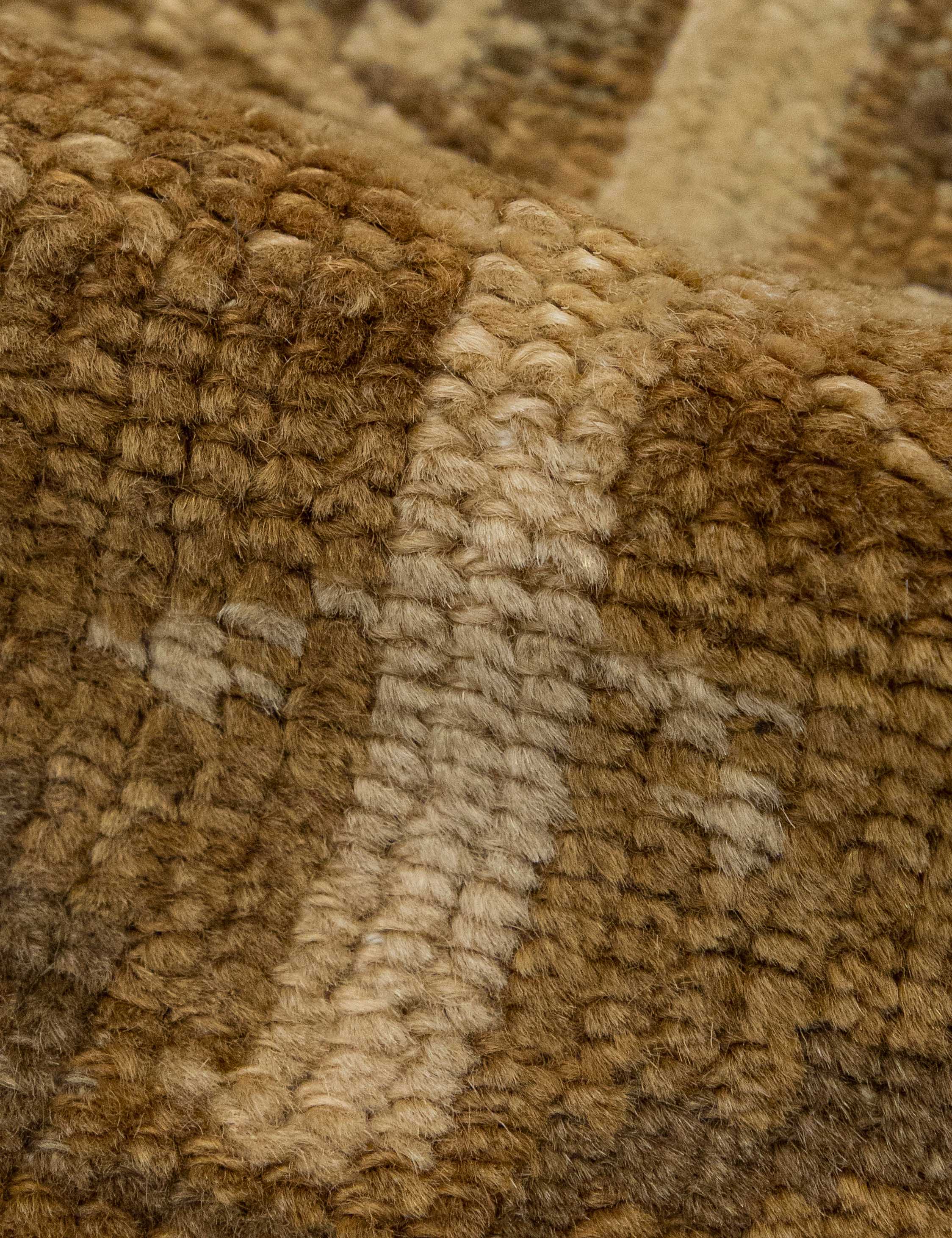 Lulu and Georgia - Vintage Turkish Hand - Knotted Wool Mini Rug No. 339, 1'7" x 1'9"