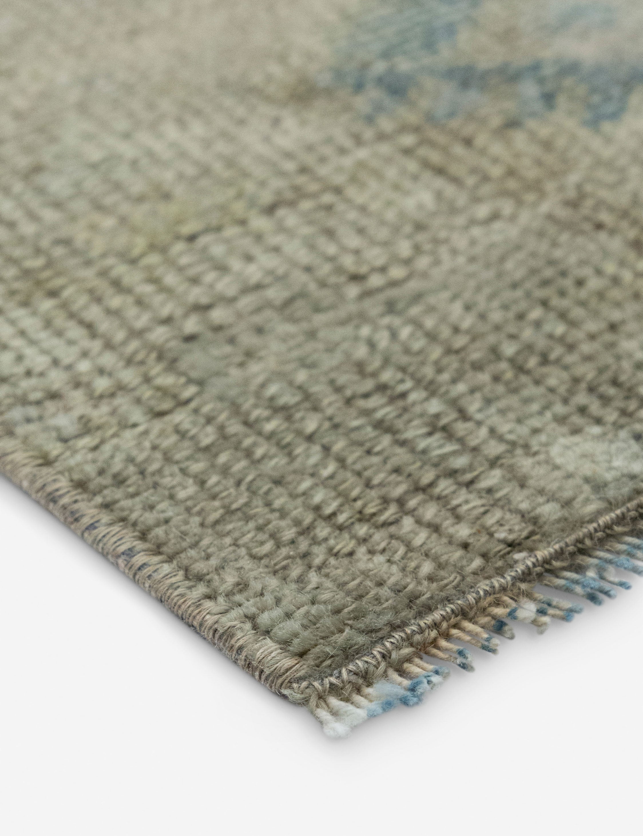 Lulu and Georgia - Vintage Turkish Hand - Knotted Wool Mini Rug No. 342, 1'1" x 2'5"