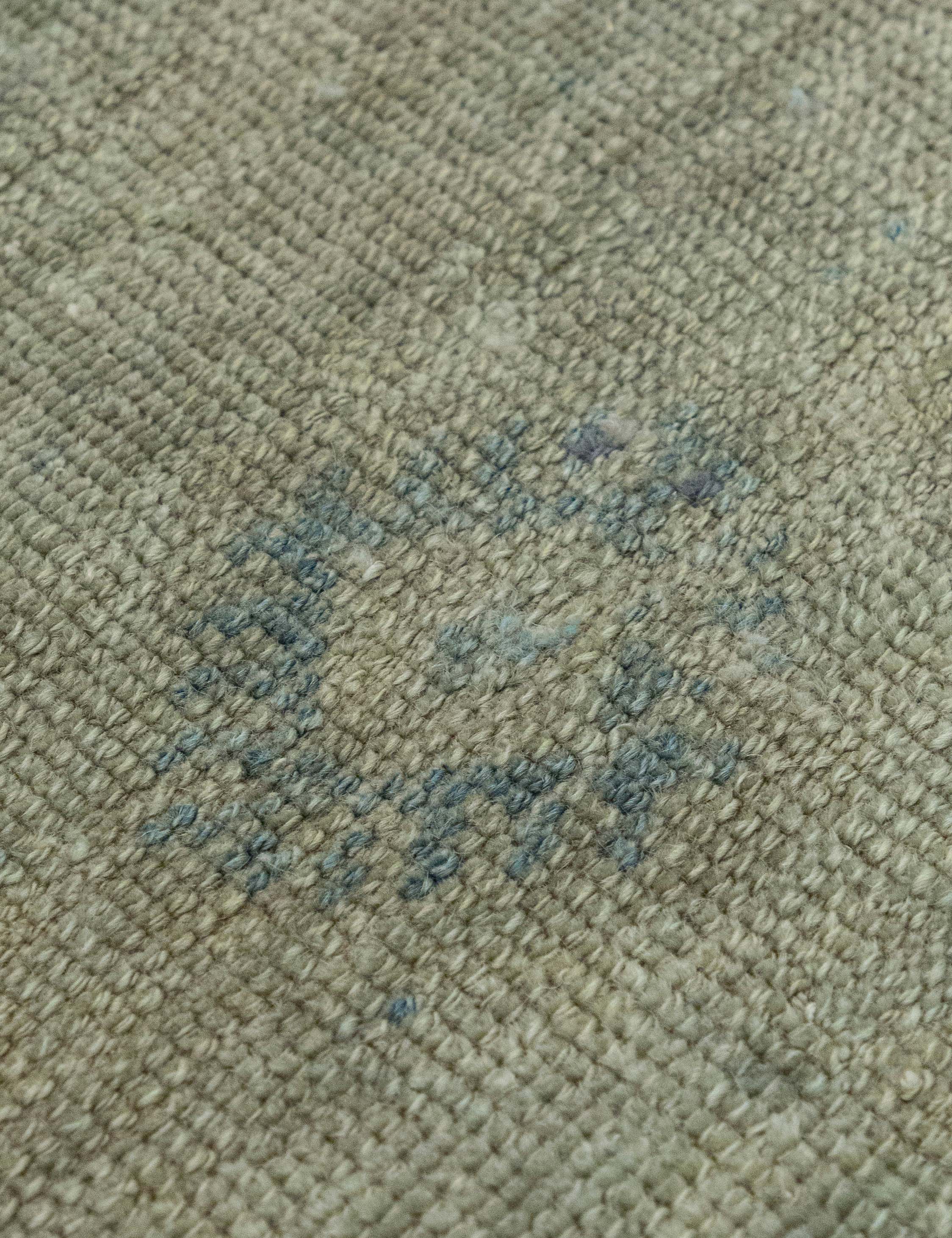 Lulu and Georgia - Vintage Turkish Hand - Knotted Wool Mini Rug No. 342, 1'1" x 2'5"