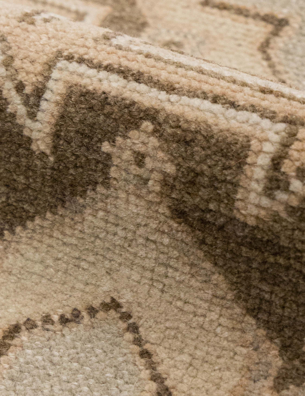 Lulu and Georgia - Vintage Turkish Hand - Knotted Wool Mini Rug No. 343, 1'5" x 3'1"
