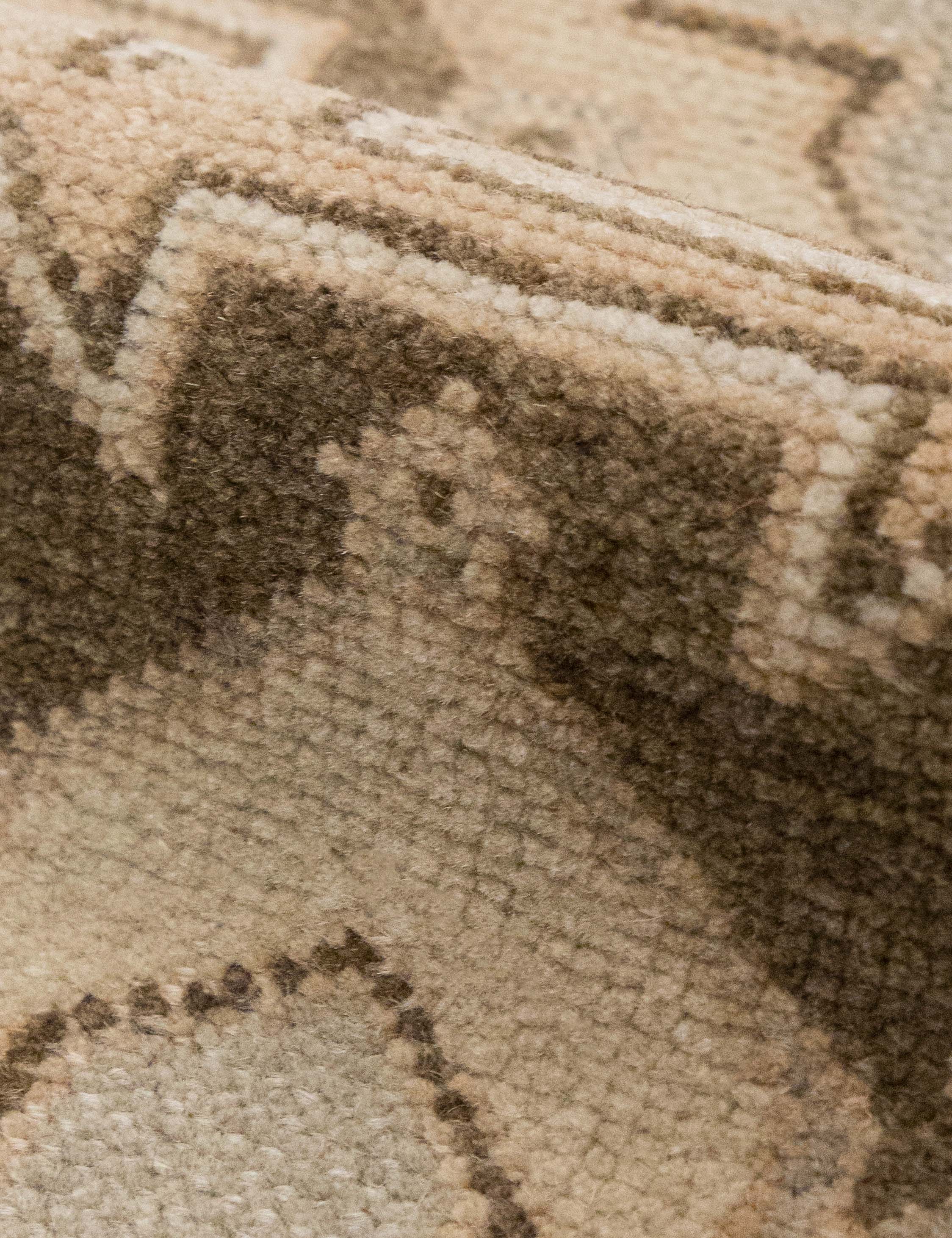Lulu and Georgia - Vintage Turkish Hand - Knotted Wool Mini Rug No. 343, 1'5" x 3'1"