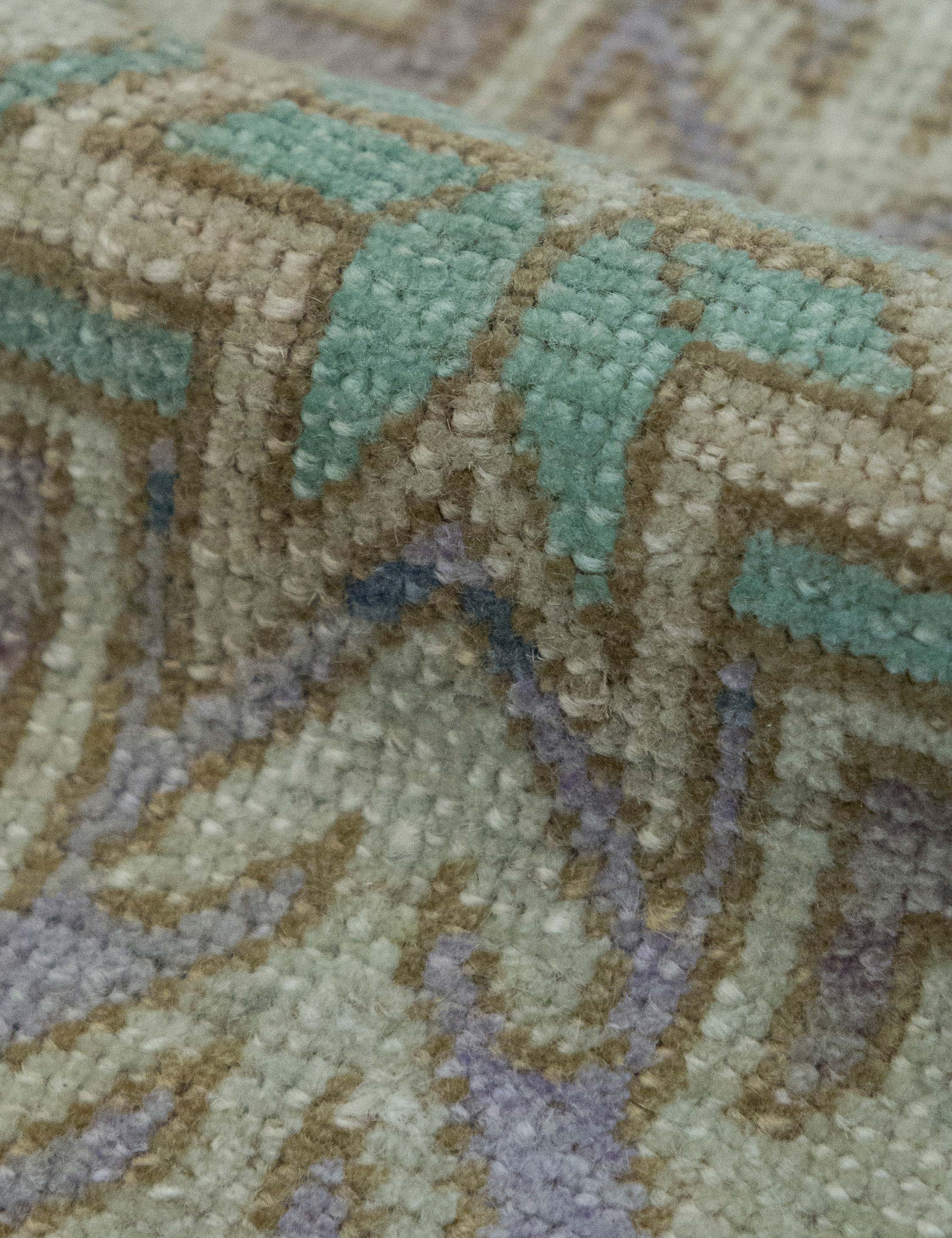 Lulu and Georgia - Vintage Turkish Hand - Knotted Wool Mini Rug No. 344, 1'6" x 3'