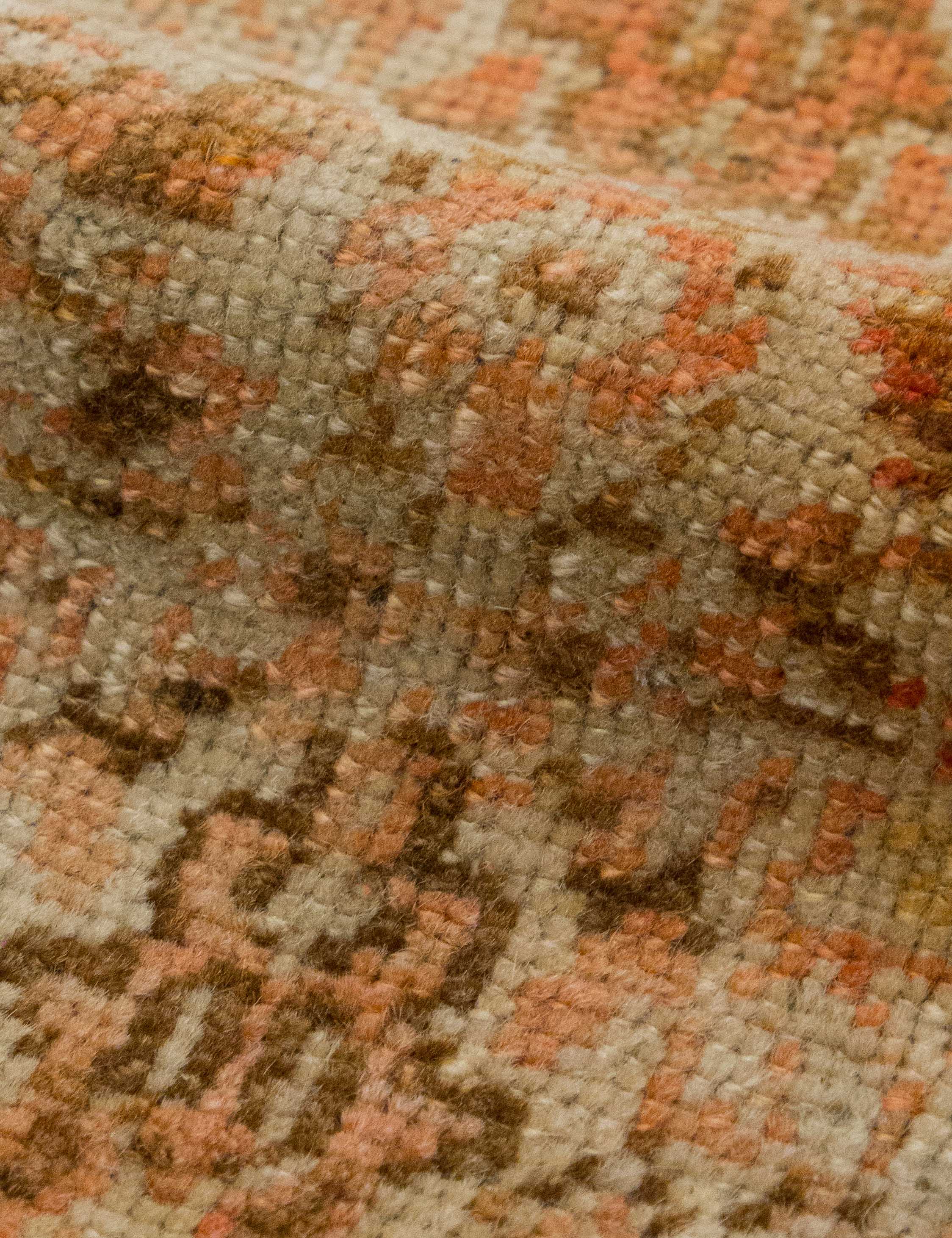 Lulu and Georgia - Vintage Turkish Hand - Knotted Wool Mini Rug No. 345, 1'6" x 2'3"