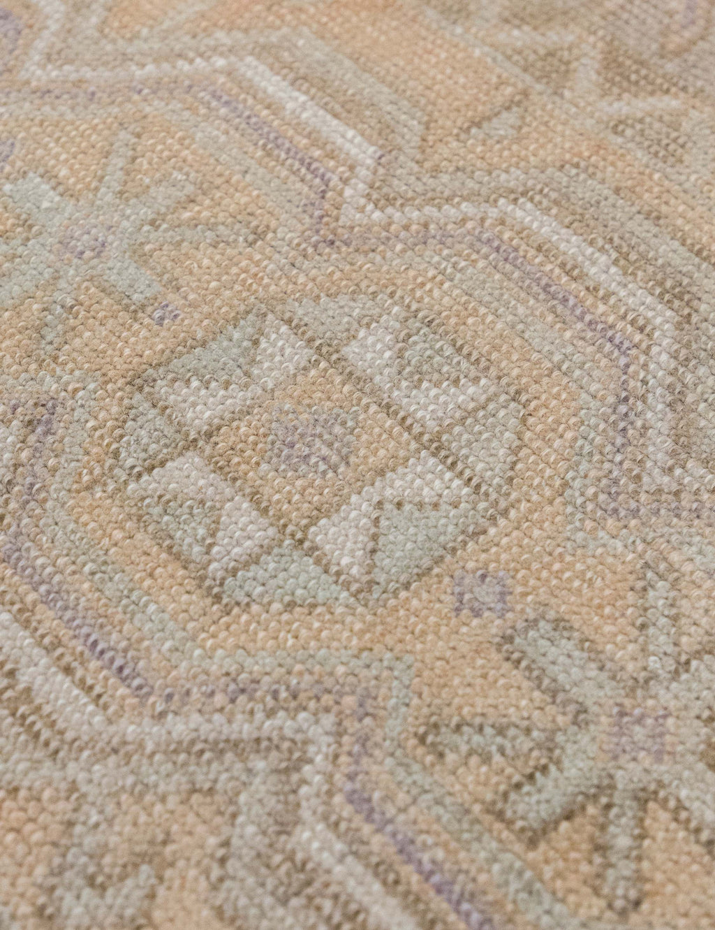Lulu and Georgia - Vintage Turkish Hand - Knotted Wool Mini Rug No. 349, 2' x 4'
